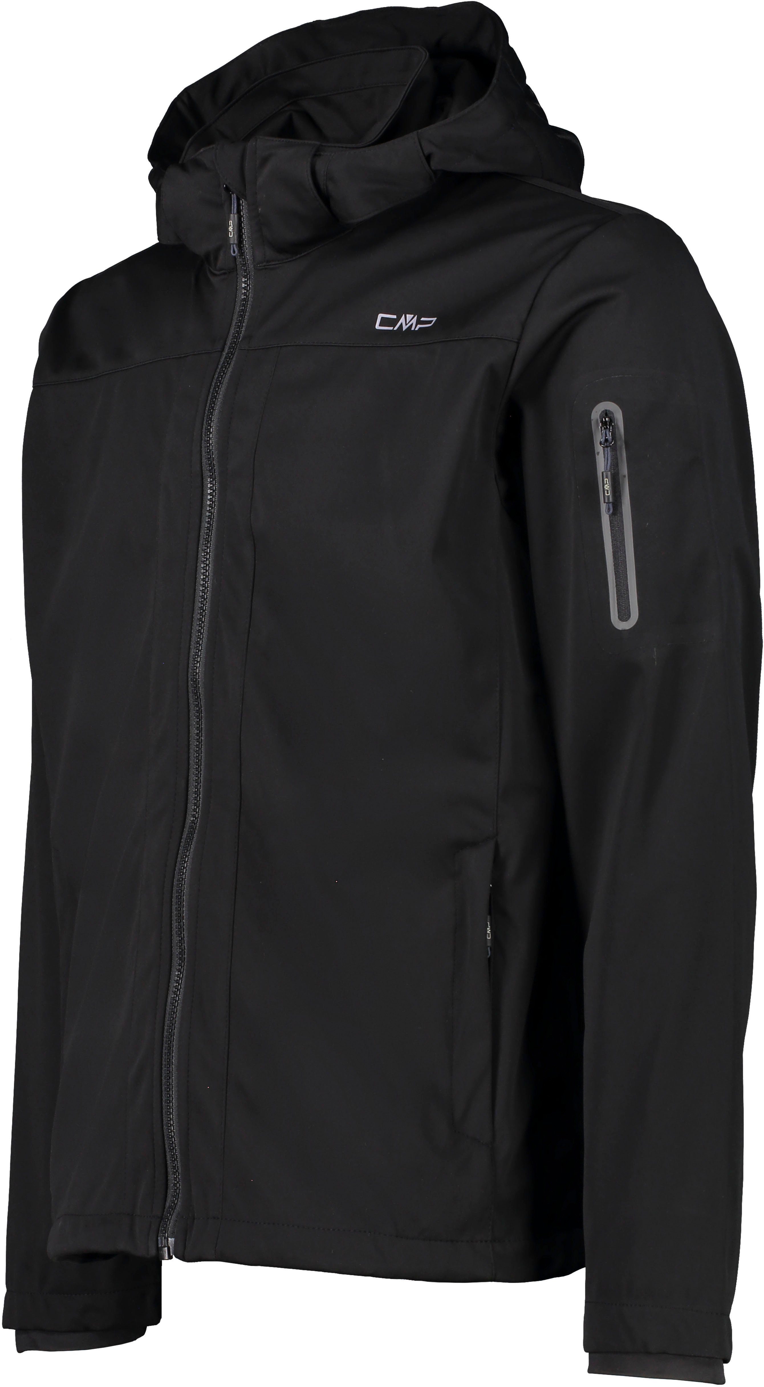 Softshelljacke CMP schwarz Windabweisend & & Wasserabweisend Atmungsaktiv