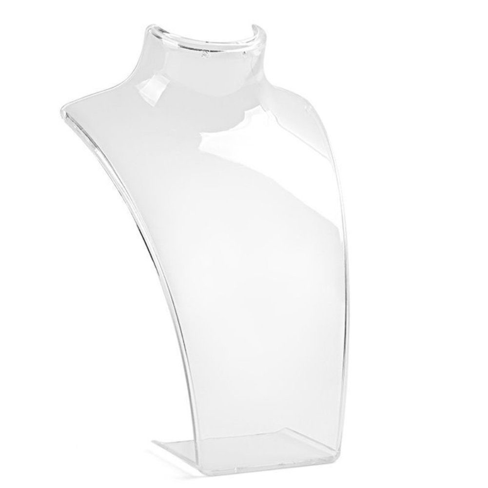 Rutaqian Kette Anhänger Display Büstenhalter Ständer Halskette Transparent Schmuckständer Modell Schmuck
