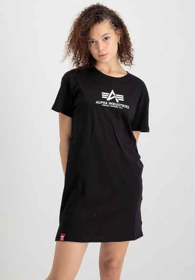 Alpha Industries Shirtkleid ALPHA INDUSTRIES Women - T-Shirts Basic T Long Wmn