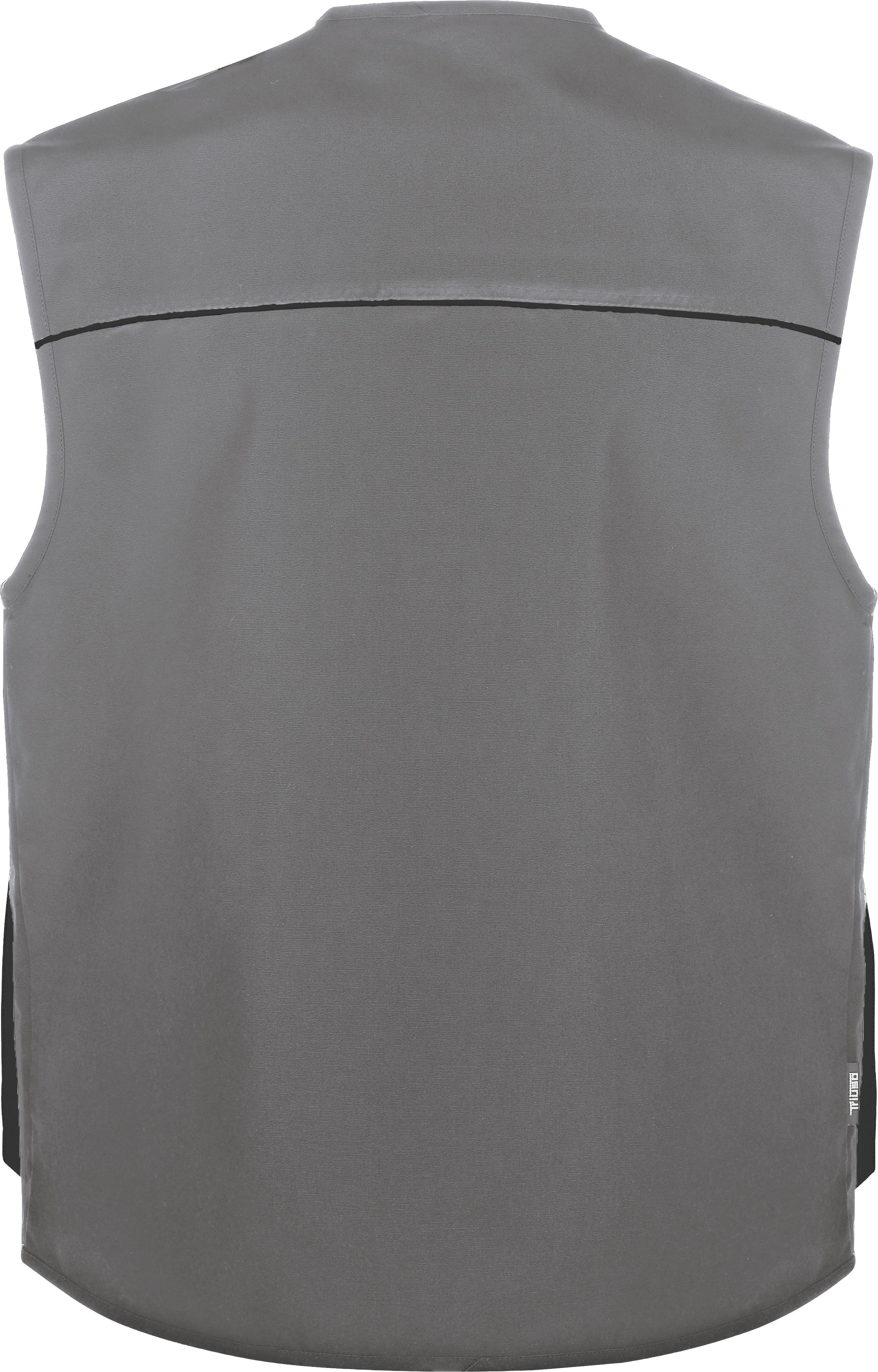 Triuso Arbeitsweste Power Berufsweste Montageweste schwarz Werkstatt Outdoor Angler