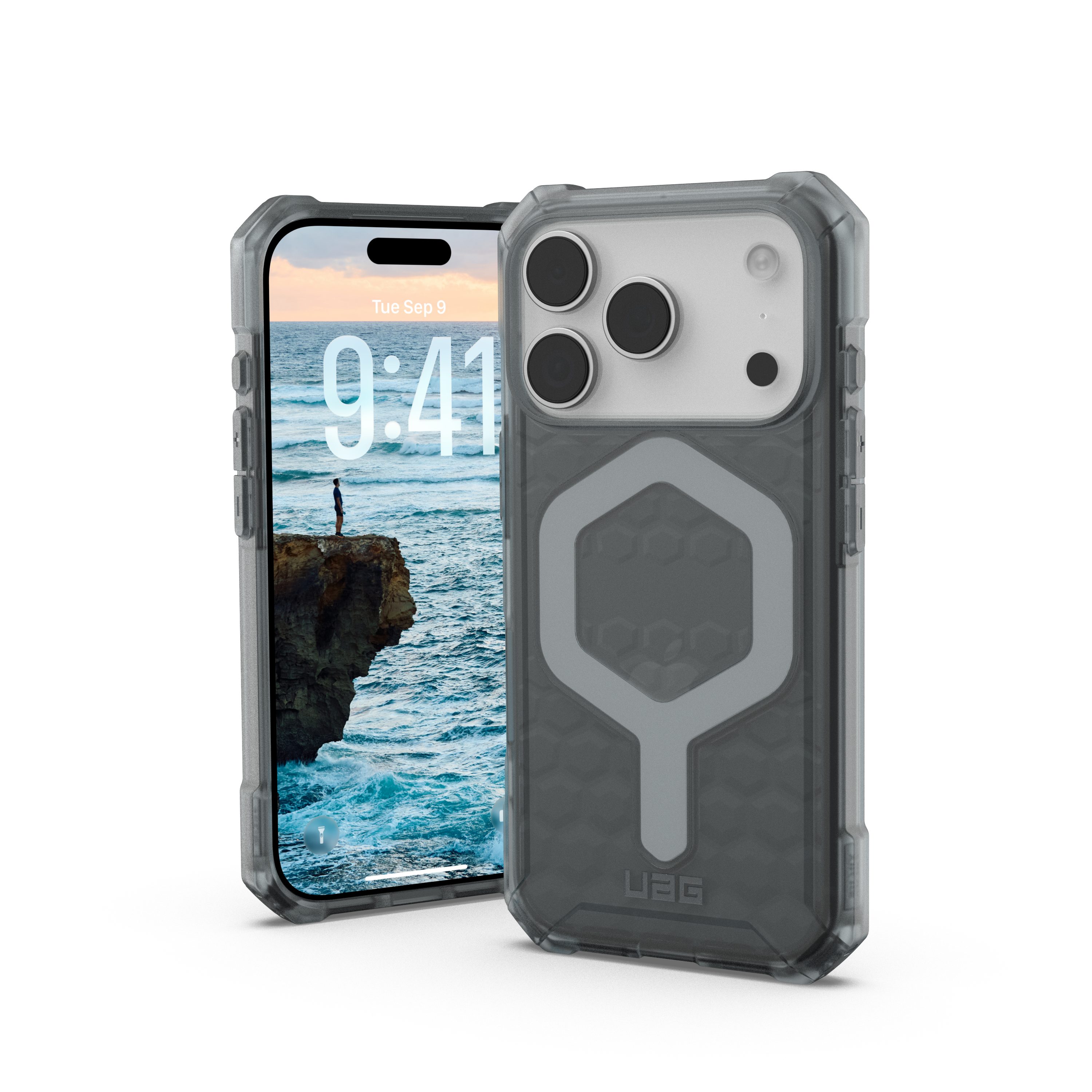 Urban Armor Gear Smartphone-Hülle Essential Armor - iPhone 18 Pro / iPhone 17 Pro MagSafe Hülle, [MagSafe optimiert, Fallschutz nach Militärstandard]