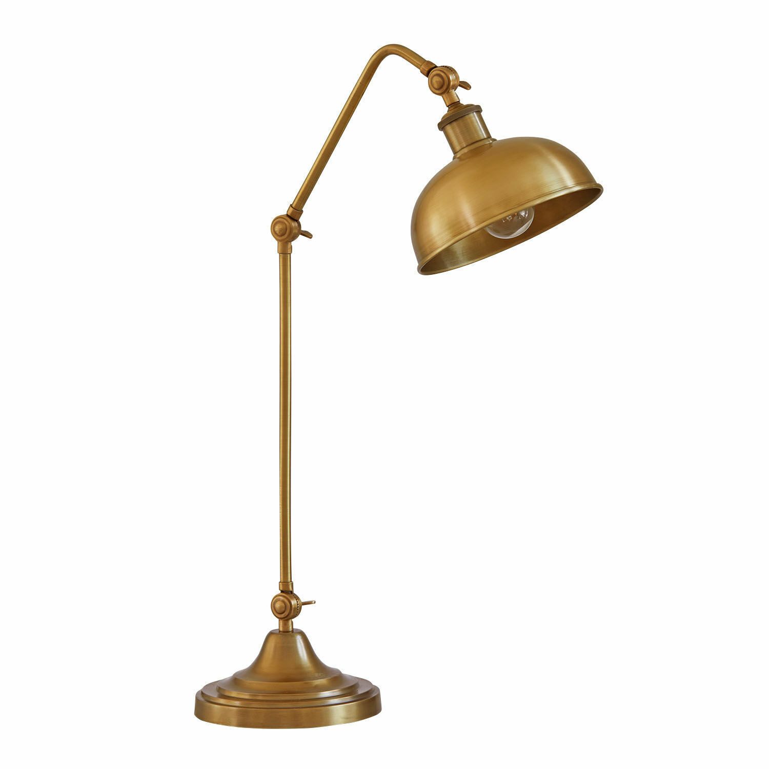 Mirabeau Tischleuchte Tischlampe Delacroille antikmessing