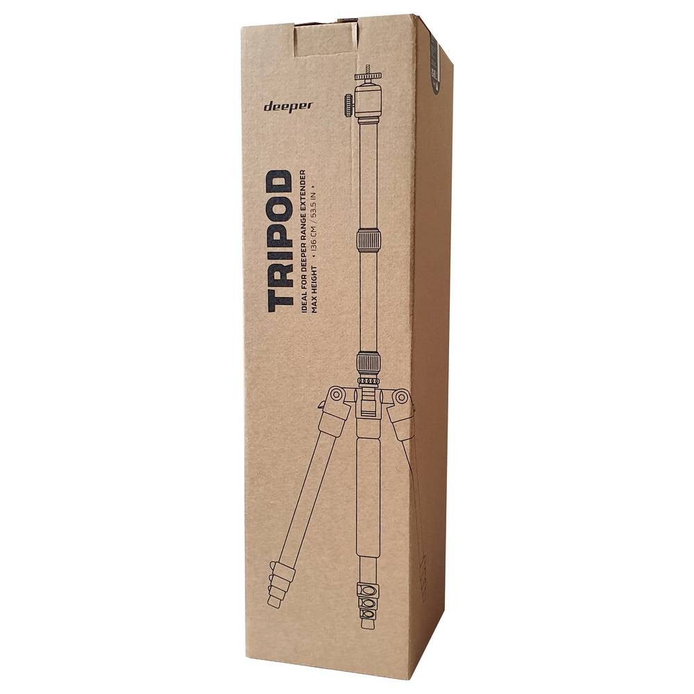 deeper Tripod Tripod 1/4 Zoll Arbeitshöhe=51 - 136 cm Schwarz ITGAM0031 Dreibeinstativ