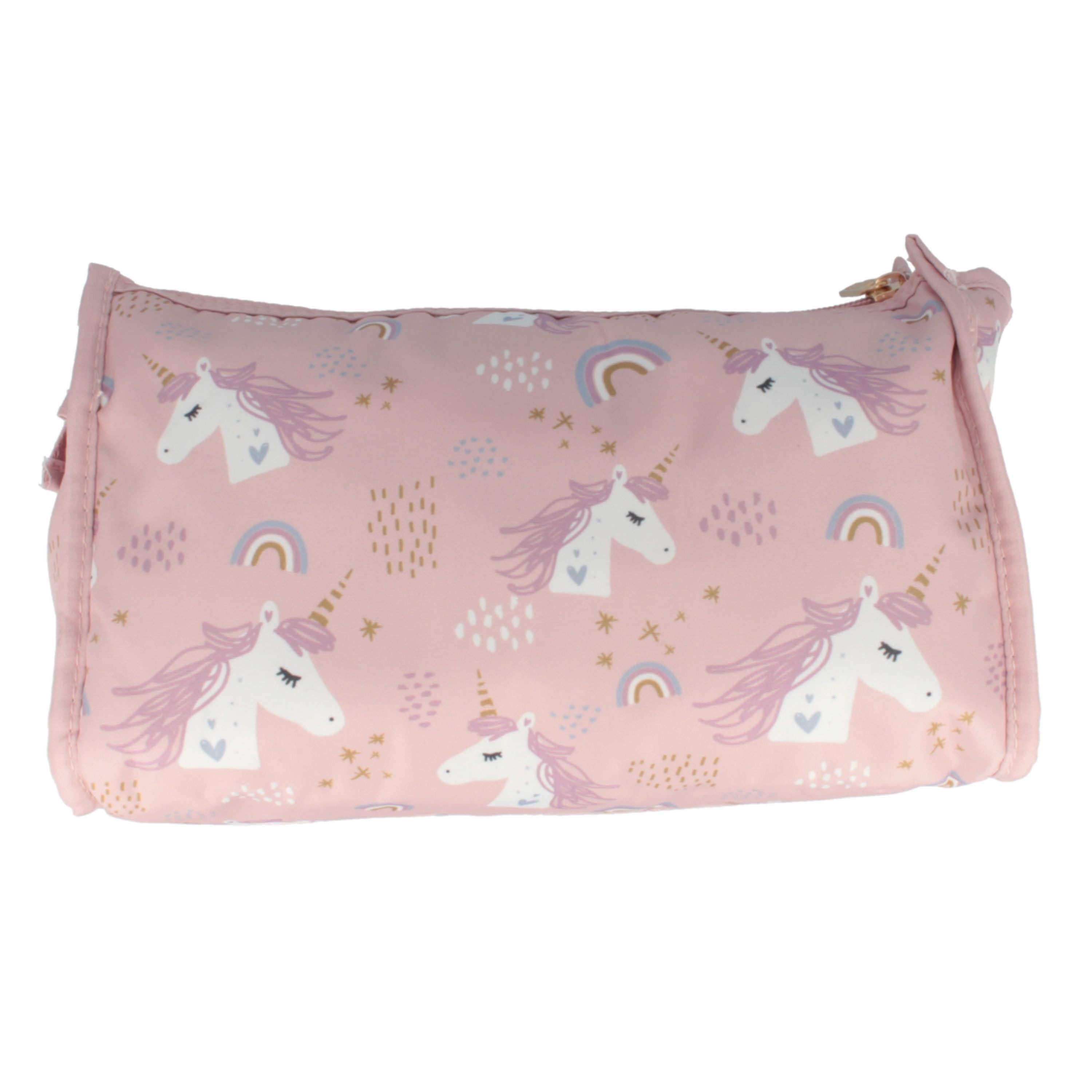 PARSA Beauty Kosmetiktasche Essential Kulturtasche Einhorn, magische Ordnung für Glitzer-Fans