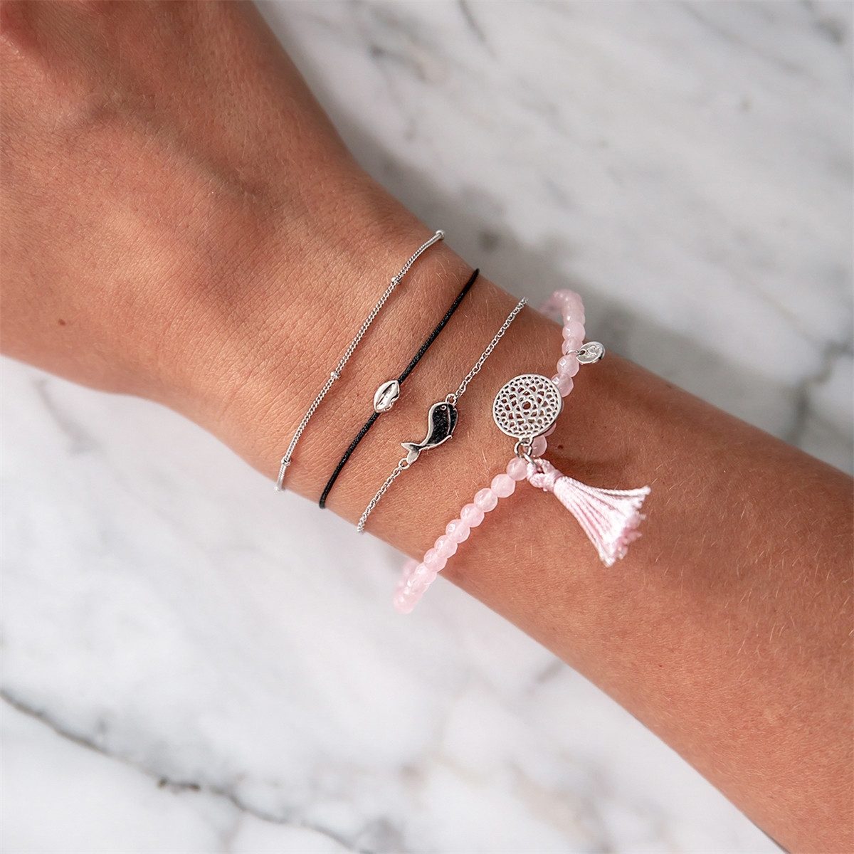 Glanzstücke München Gliederarmband A1319 (1-tlg), aus günstig online kaufen