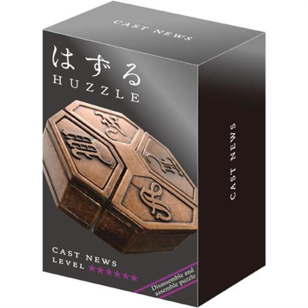 Hanayama Puzzle Cast News Level 6, 2 Puzzleteile, Metallpuzzle, Grand Maste günstig online kaufen