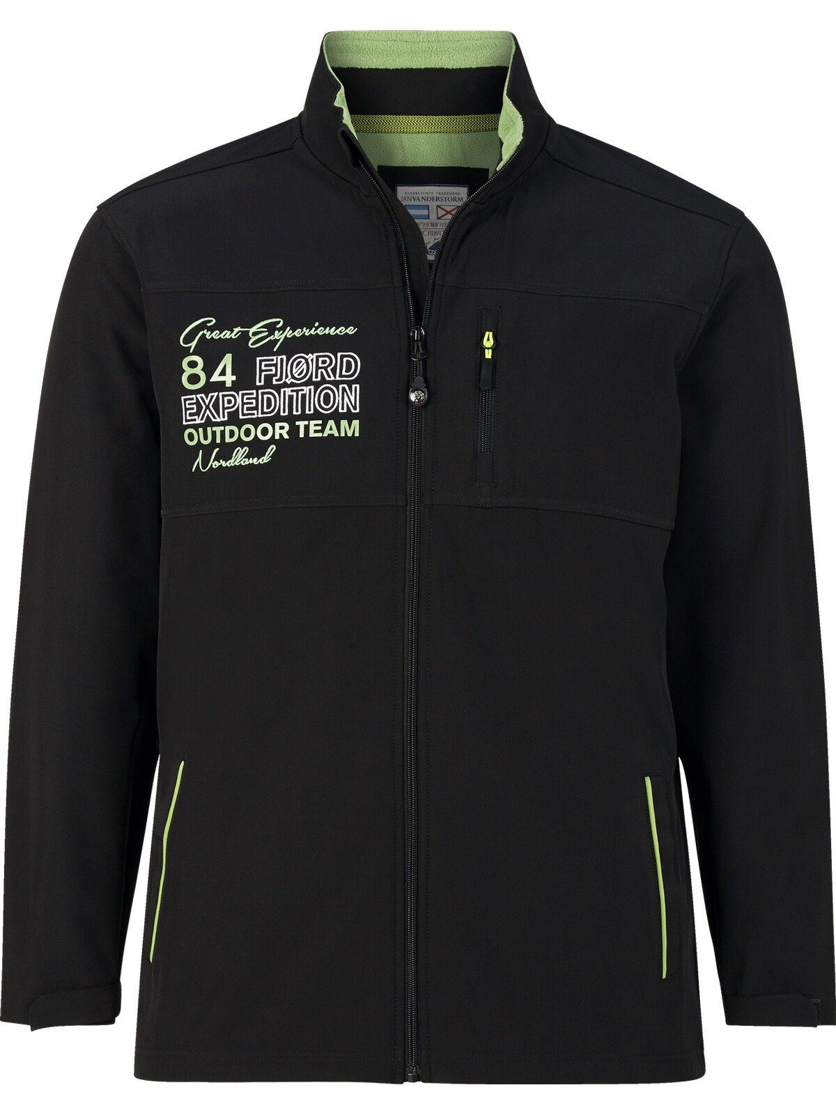 Jan Vanderstorm Funktionsjacke TEEMU knitterarmes Material