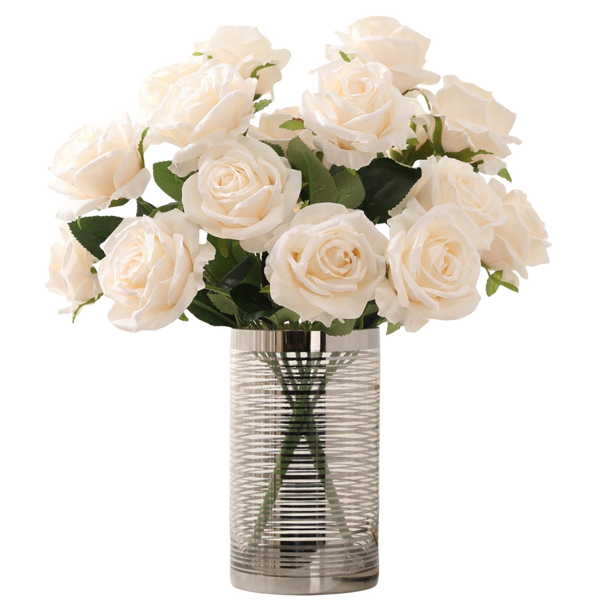 Kunstblumenstrauß Eleganter künstlicher Rosenstrauß mit 10 günstig online kaufen