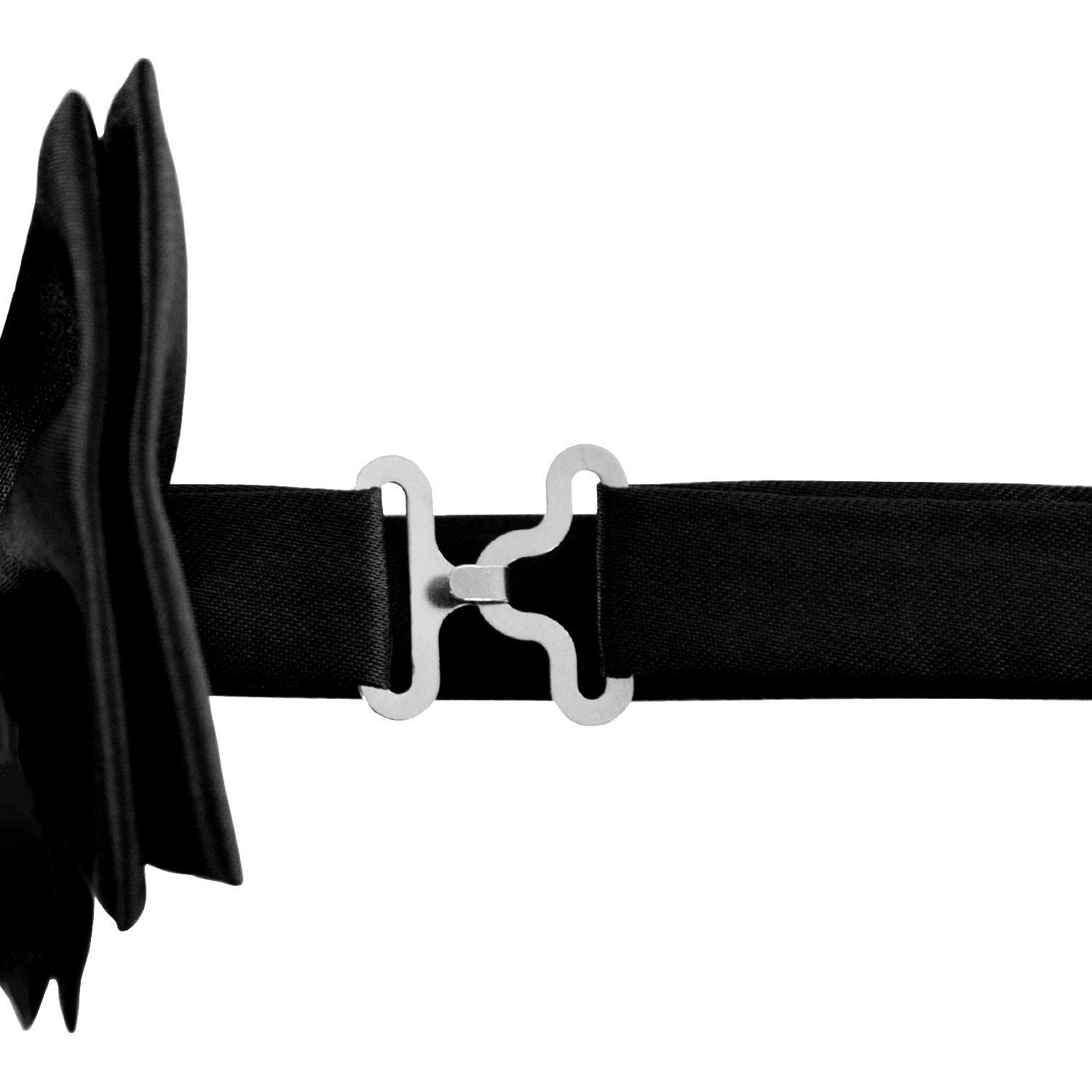 2er Fliege farblich 2,5 Hosenträger schwarz Set, passende Y-Form, Set, 2-St) DonDon schmaler (2er Hosenträger breit cm