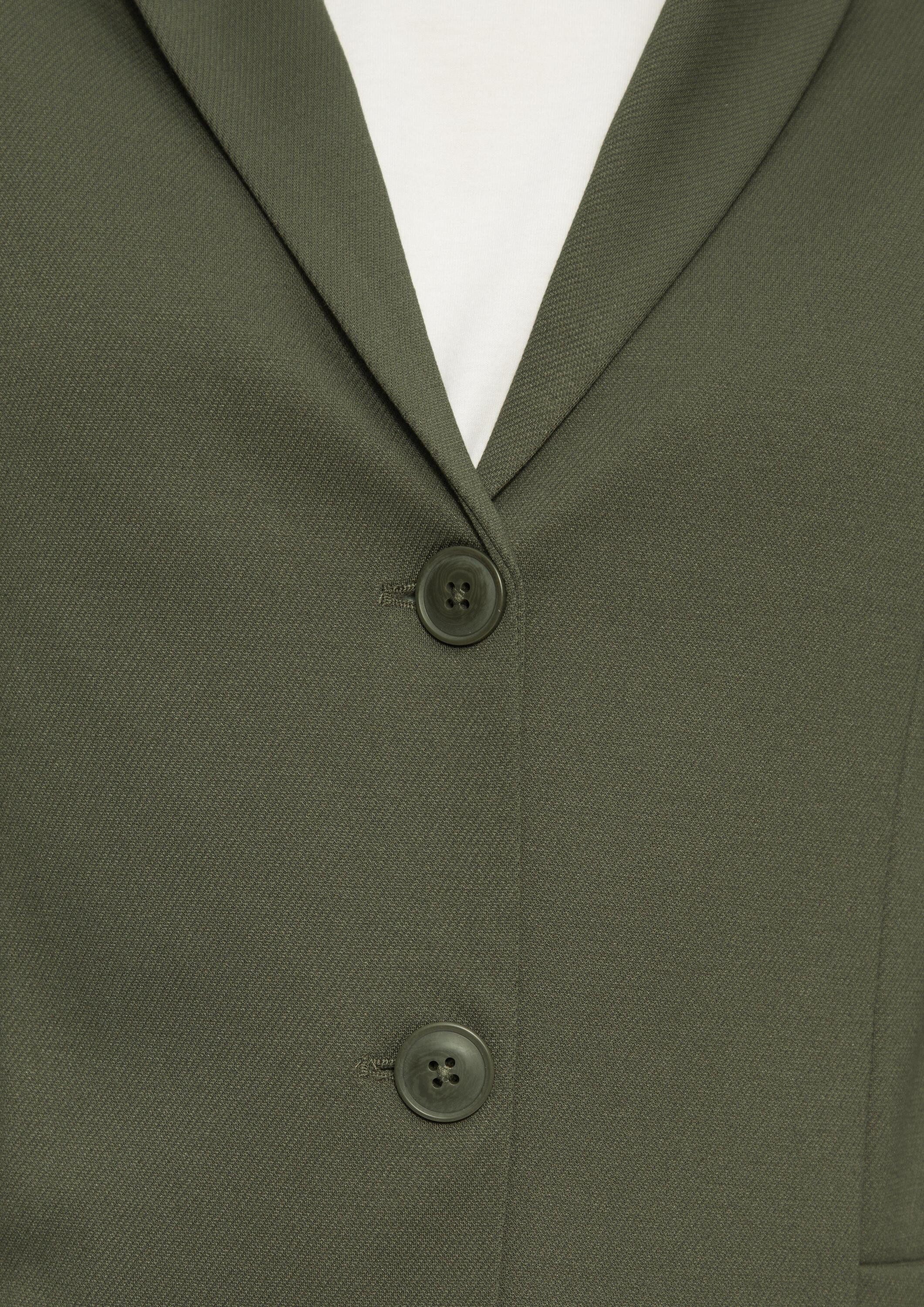 s.Oliver Jackenblazer Indoor-Blazer Jersey-Blazer mit Twillstruktur