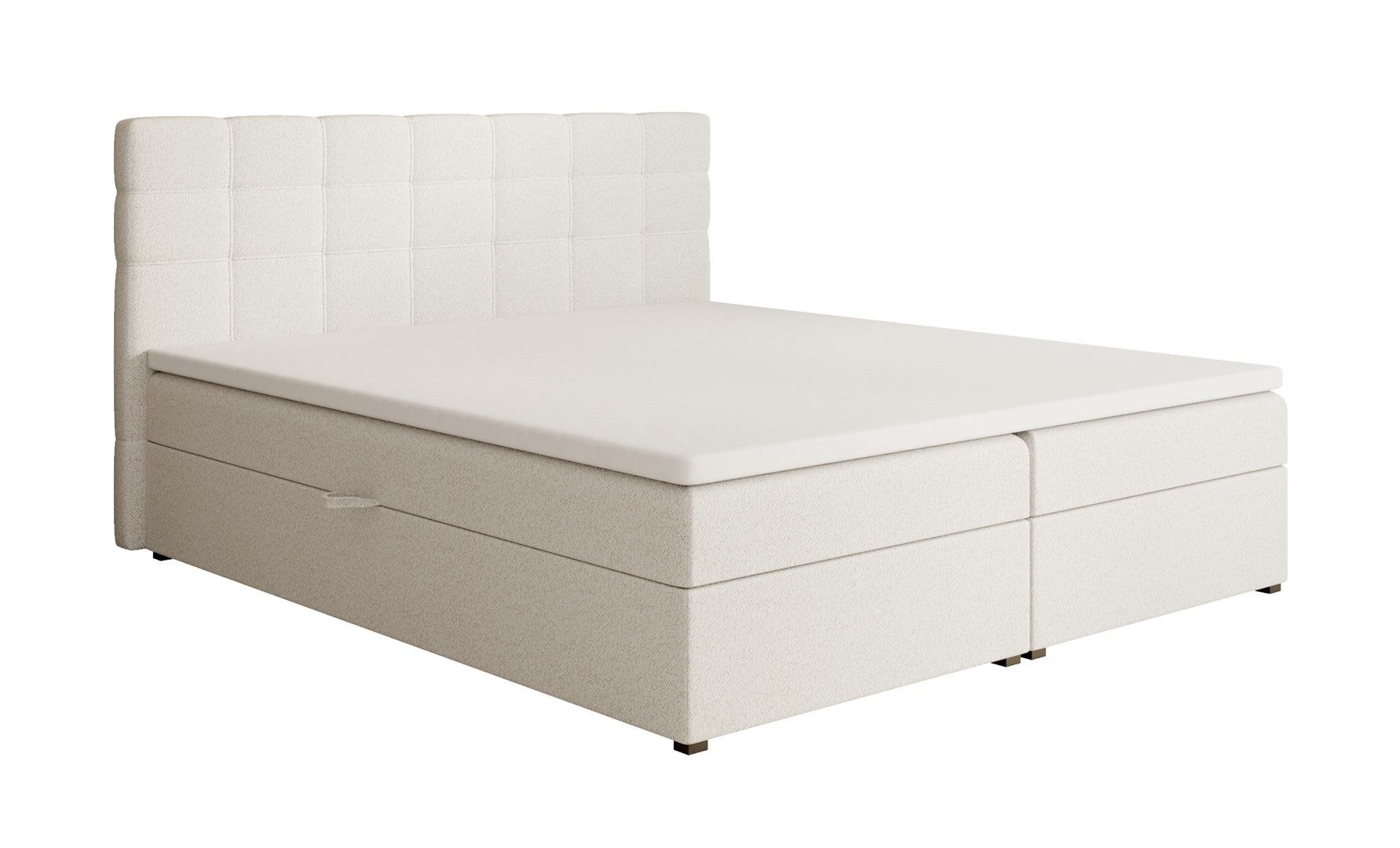 Beautysofa Boxspringbett Kontinentales mit Bettkasten TOPIQ günstig online kaufen