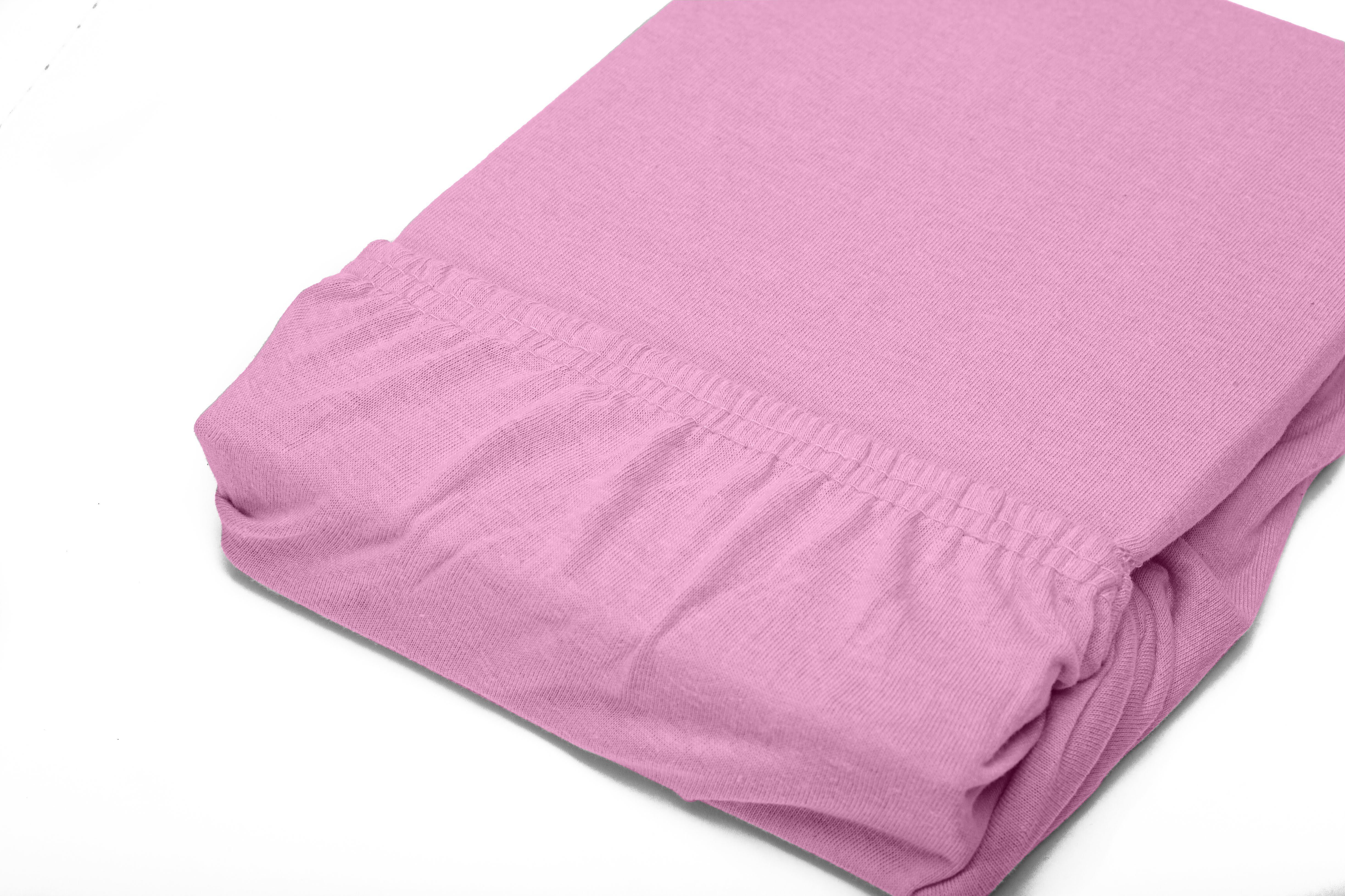 Hometex Premium Textiles Spannbettlaken Jersey Spannbettlaken 100% Baumwolle, Jersey, Gummizug: Rundumgummizug, Premium-Jersey Matratzenhöhe bis 23 cm – Bild 3 von 5
