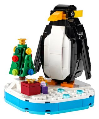 LEGO® Konstruktions-Spielset 40498 Weihnachtspinguin, (244 St)