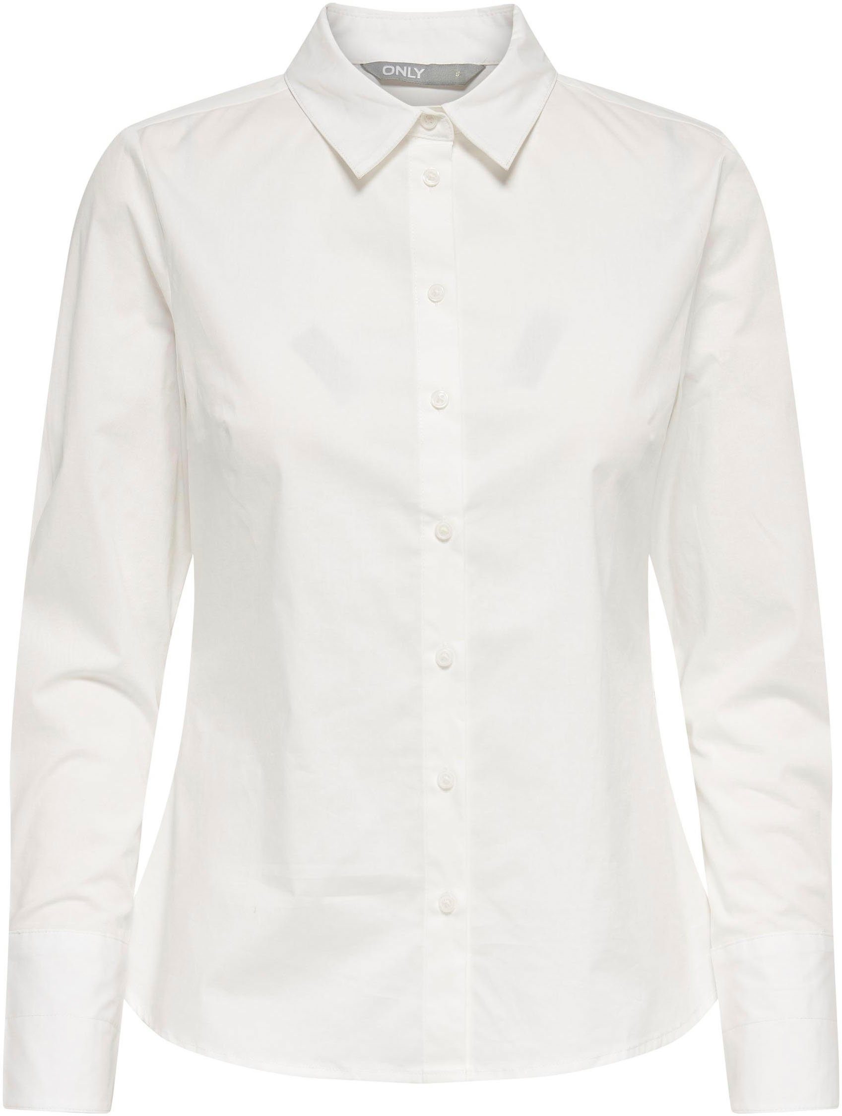 ONLFRIDA White SHIRT Klassische L/S Bluse ONLY