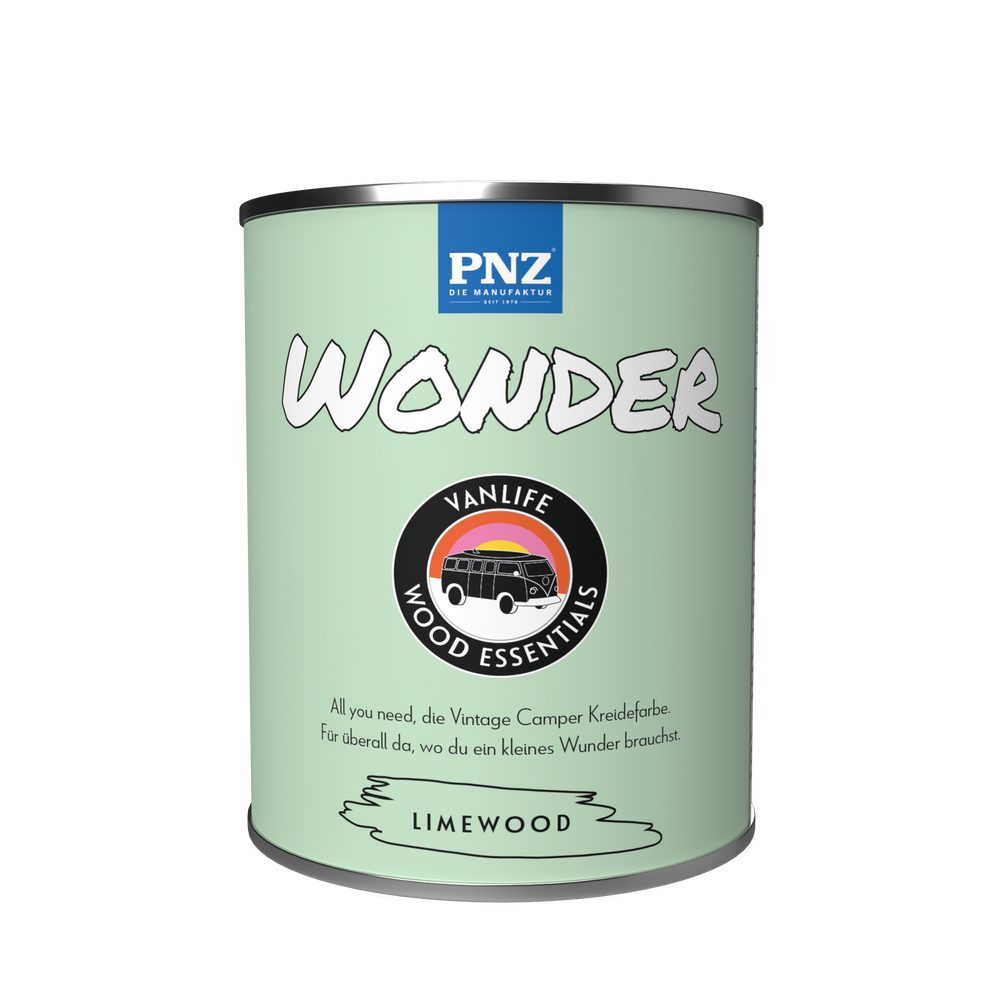 PNZ - Die Manufaktur Kreidefarbe Vanlife Wonder, Camper Vintage Farbe, vielseitig,Mineralfarbe