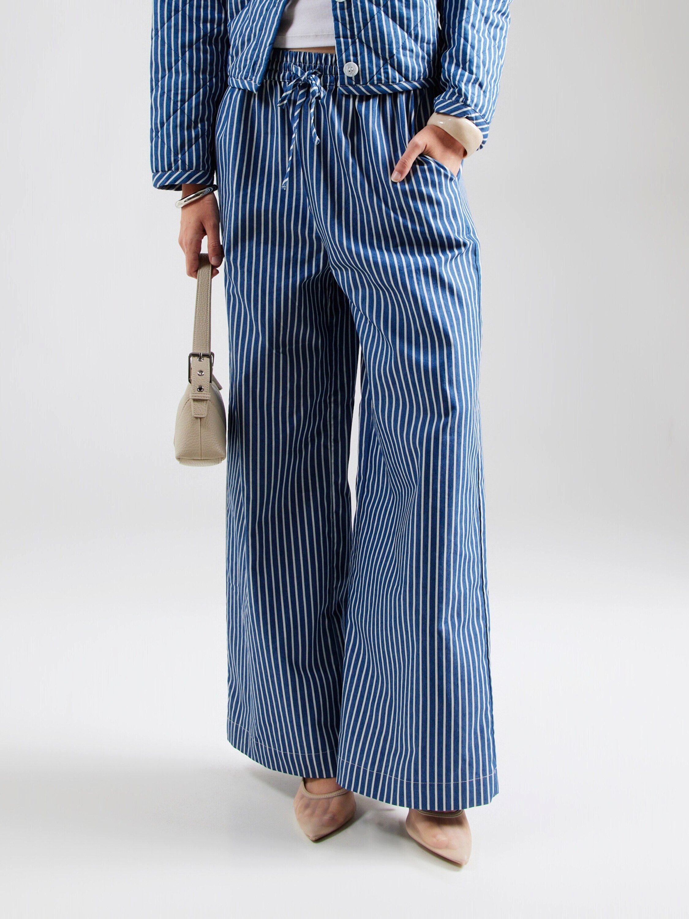 Lollys Laundry Stoffhose (1-tlg) Drapiert/gerafft