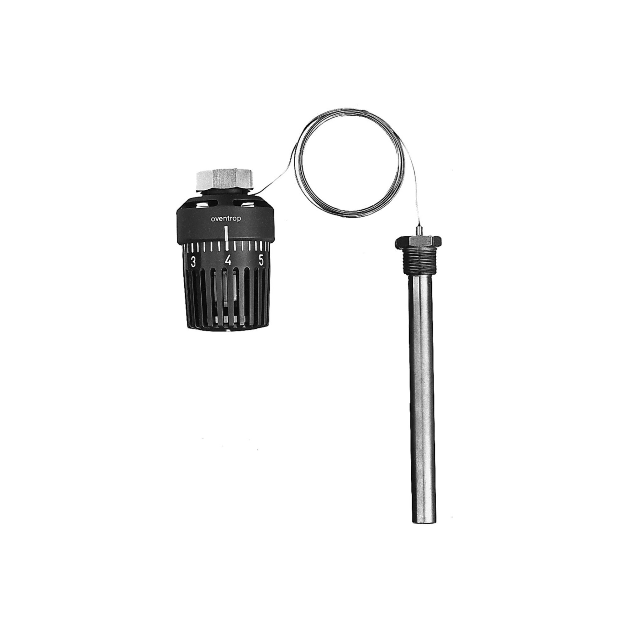Oventrop Heizkörperthermostat Oventrop Temperaturregler 40-70 GC, m Tauchfühl./-hül., Rohr 2 m