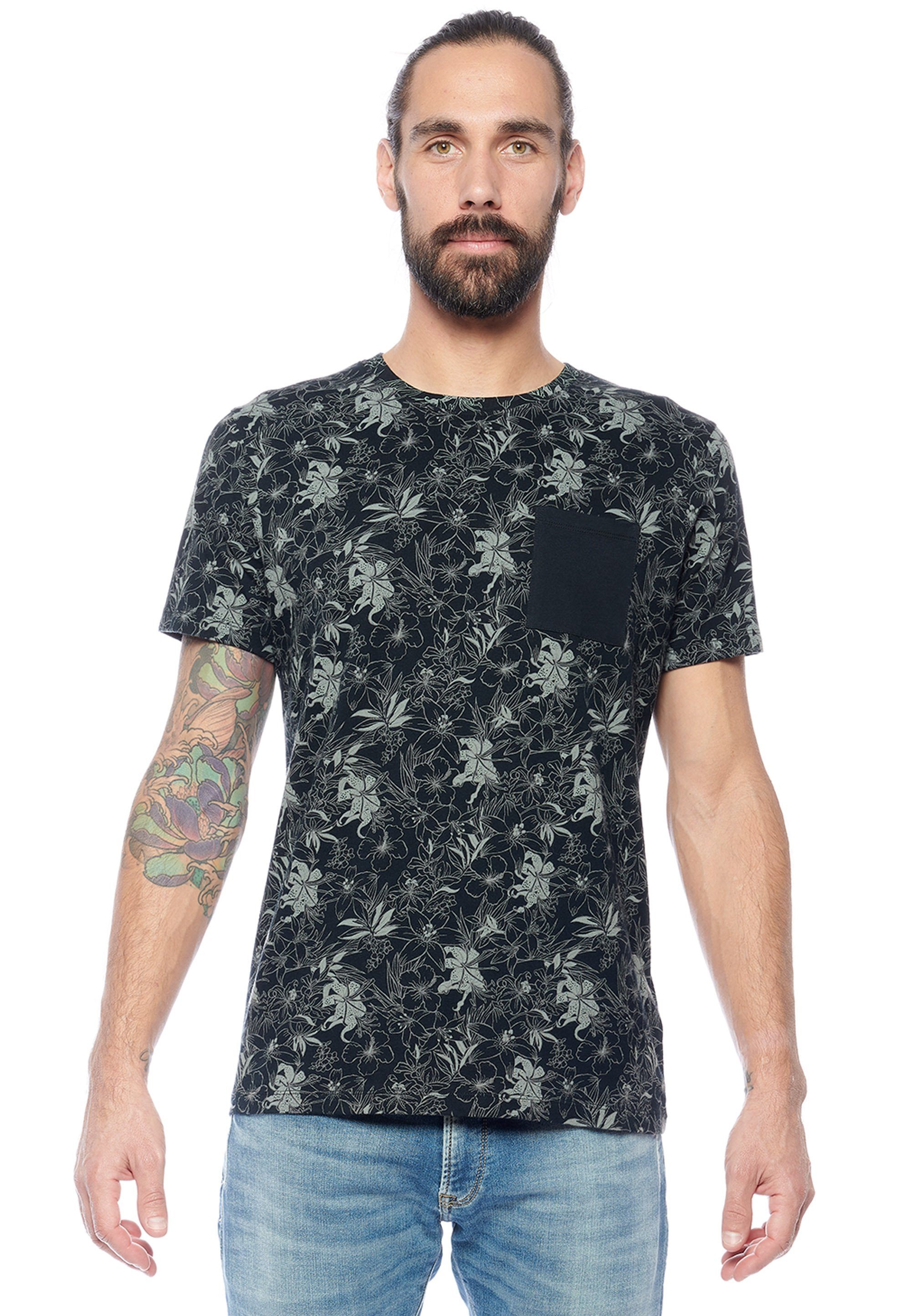 Le Temps Des Cerises T-Shirt DRIFT mit tollem Blüten-Alloverprint | T-Shirts
