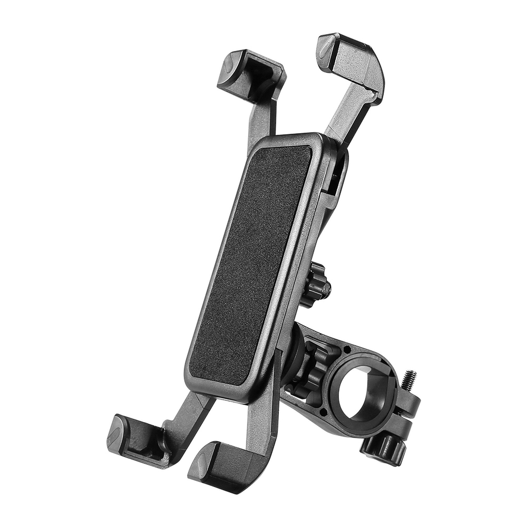 Shopbrothers Fahrrad Handyhalterung Universal Handy Motorrad E-Scooter  Halterung Handy-Halterung, (bis 7,00 Zoll, Set, 1-tlg., 360 Grad Outdoor  Fahrrad Halter für iPhone, Samsung, Huawei, XIAOMI)