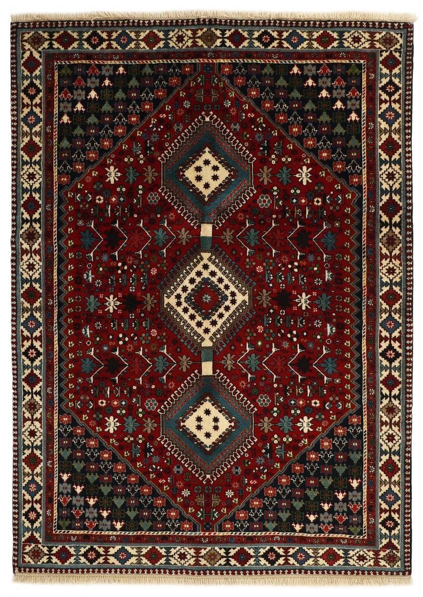 Orientteppich Yalameh 151x203 Handgeknüpfter Orientteppich / Perserteppich, Nain Trading, rechteckig, Höhe: 12 mm