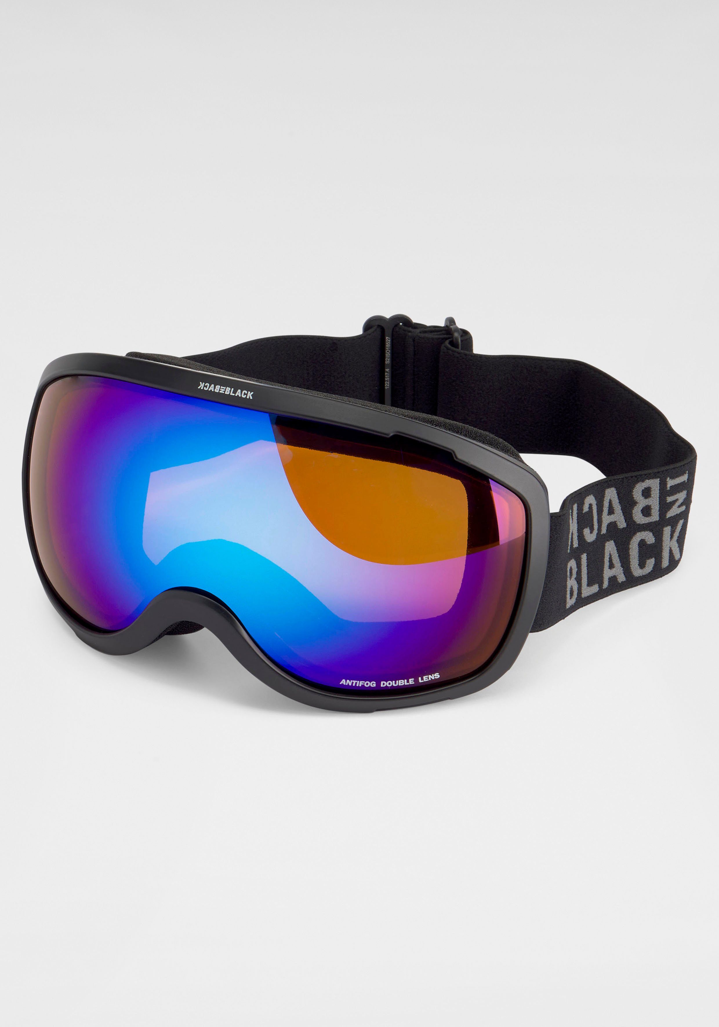 Skibrille, dem Eyewear IN BLACK Logo Band BACK auf