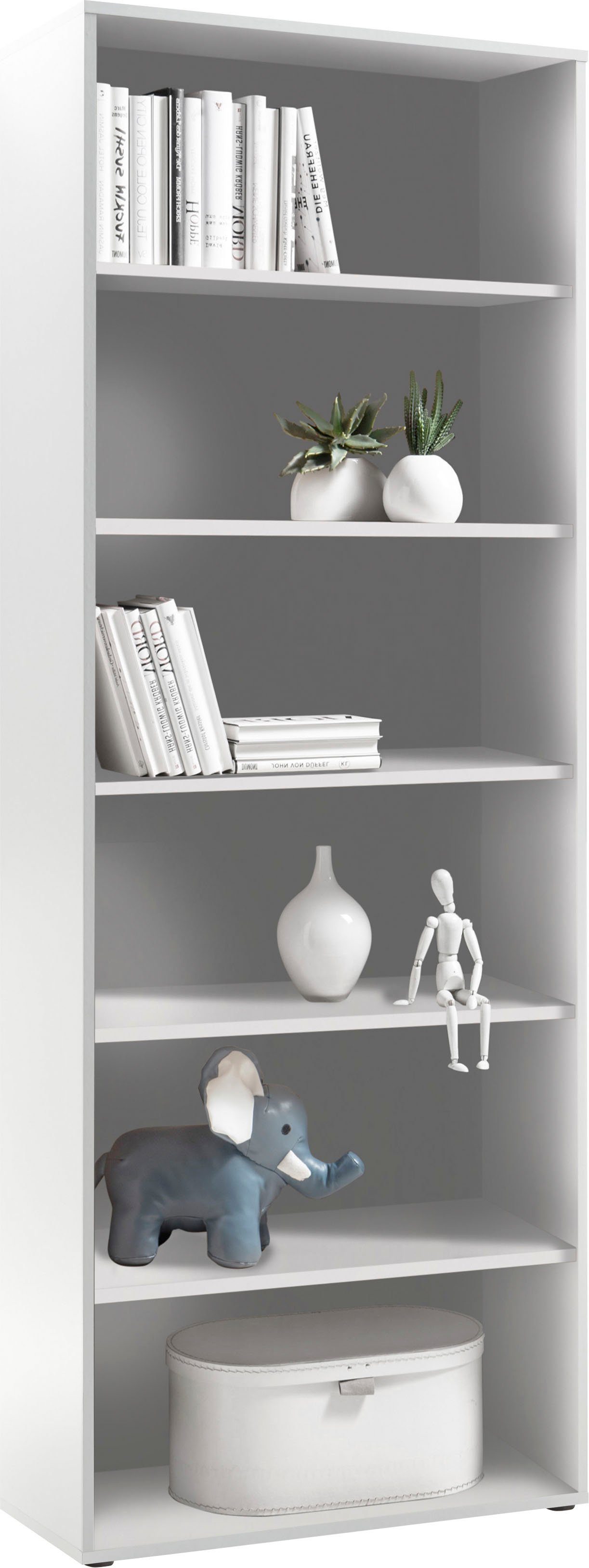 BEGA OFFICE Aktenregal Pronto, Büroregal Lichtgrau, Bücherregal mit offenen Fächer