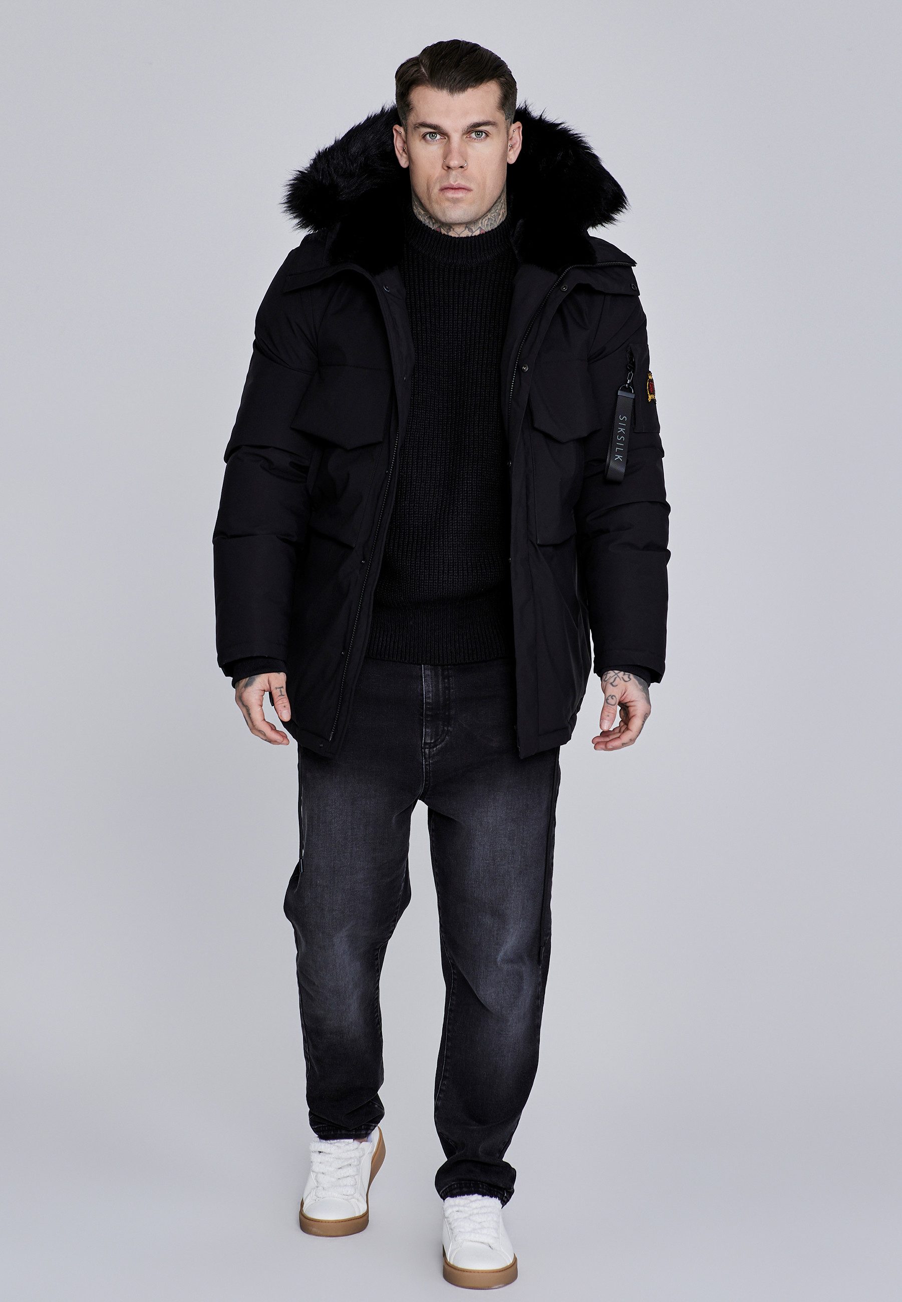 Siksilk Shorts SikSilk Herren Parka
