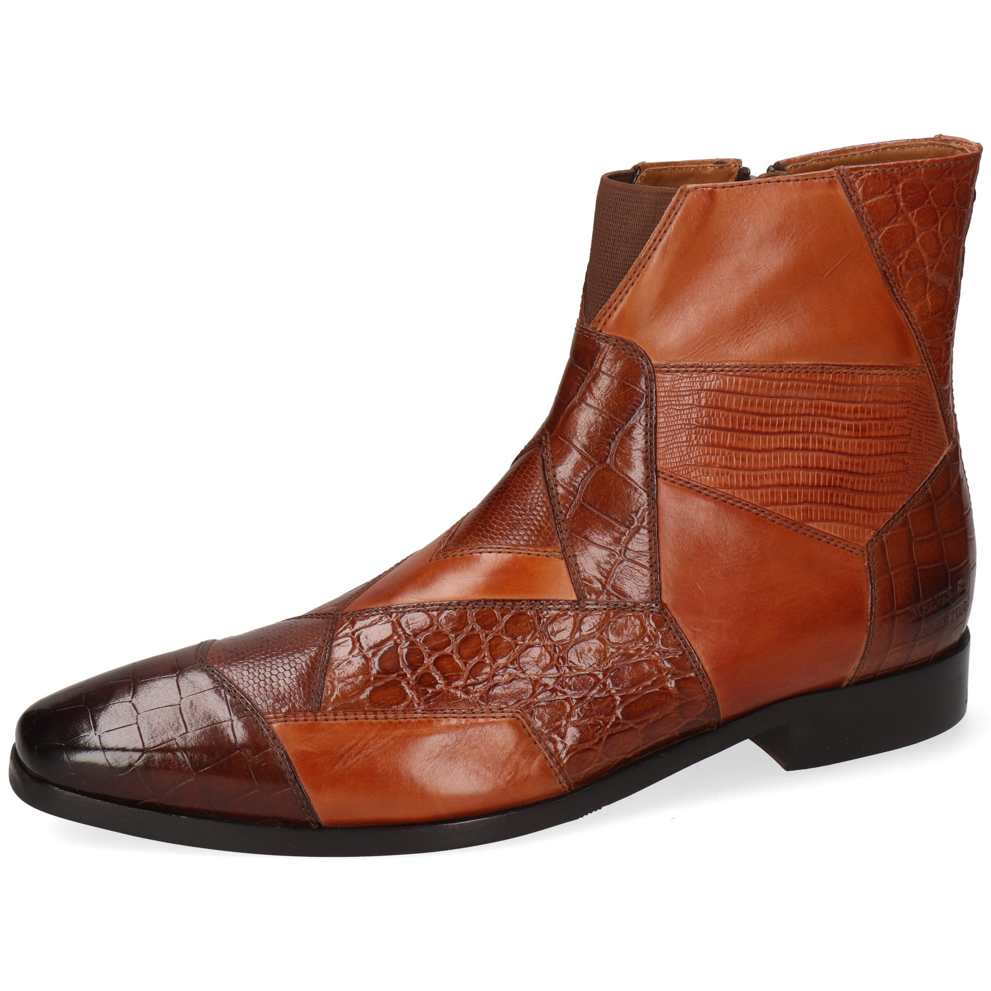 Elvis 99 Leder-Stiefeletten für Herren Stiefelette