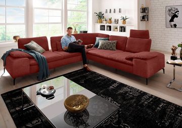 W.SCHILLIG Ecksofa valentinoo, Set, mit Sitztiefenverstellung, Breite 318 cm