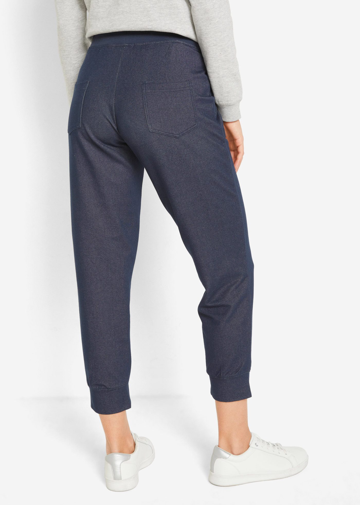 bonprix Sweathose aus überwiegend Baumwolle, mit Bündchen, regular fit