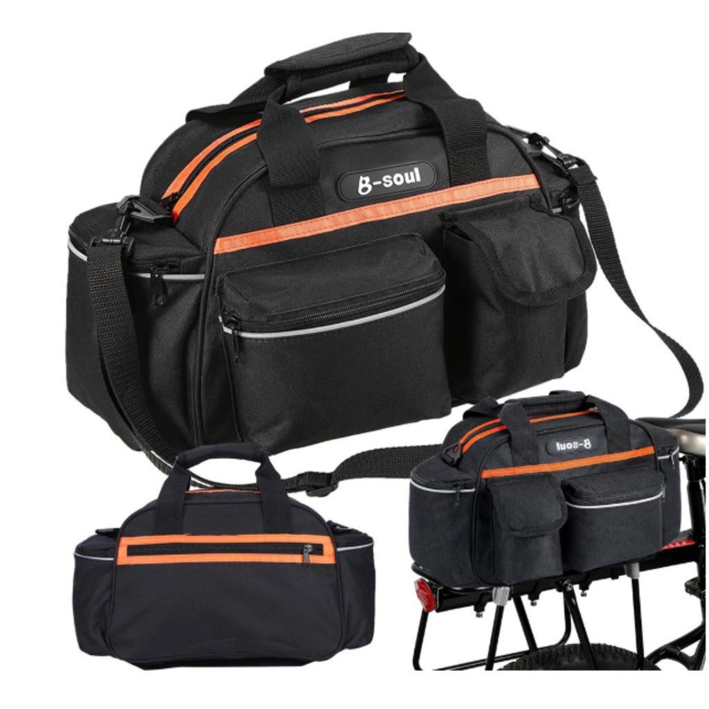 Da Meso Eau de Parfum Fahrrad Gepäckträgertasche 15L – wasserdichte Fahrradtasche mit