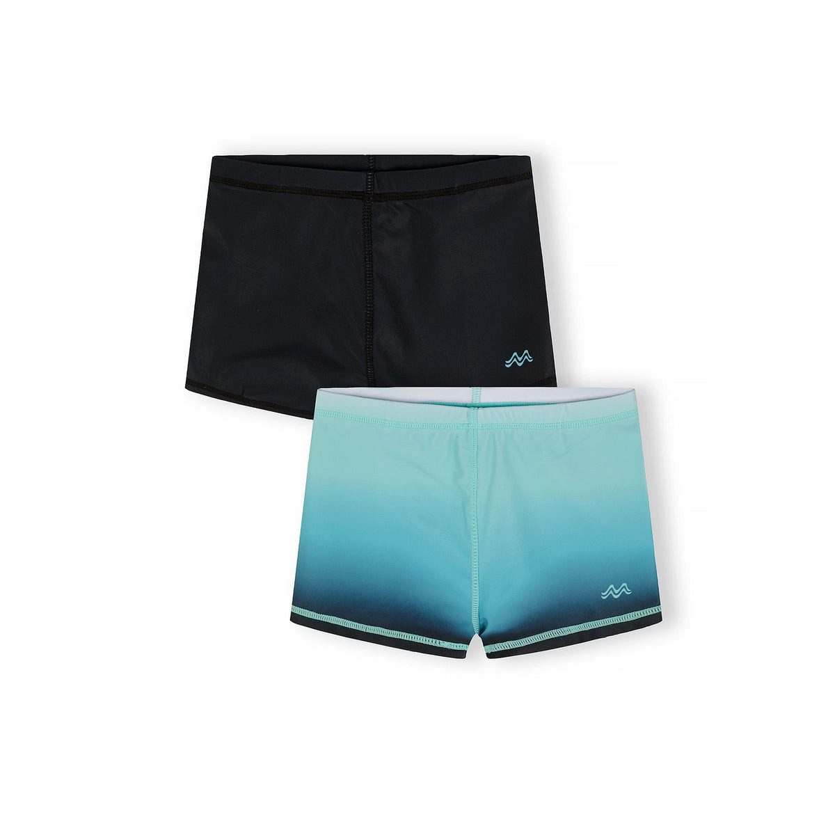 MINOTI Badeshorts für Jungen im 2er-Pack (Packung, 2-St) Farbverlauf, UPF 50+