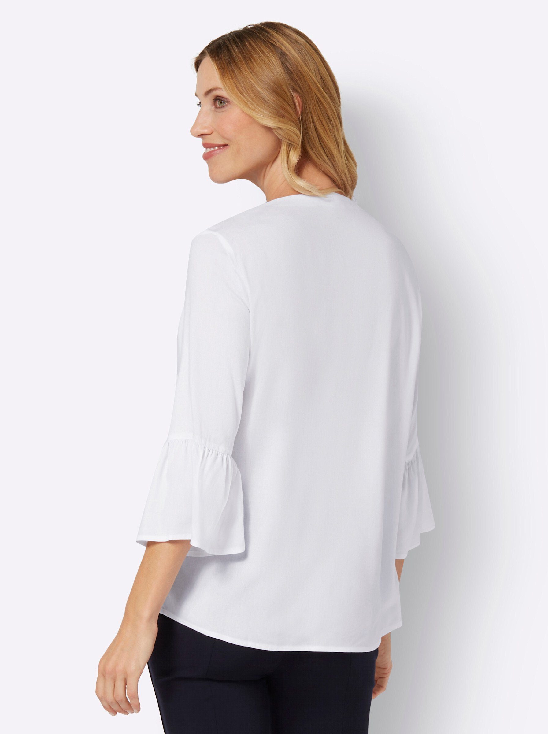 Sieh an! Klassische Bluse Schlupfbluse . günstig online kaufen