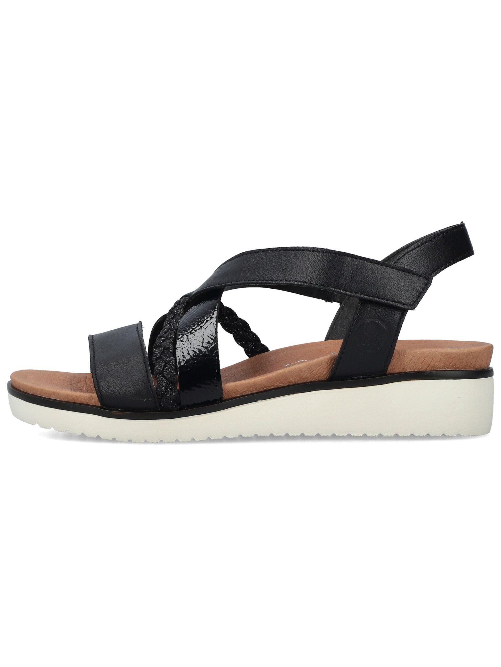 Rieker Sandalen Leder/Synthetik Keilsandalette günstig online kaufen