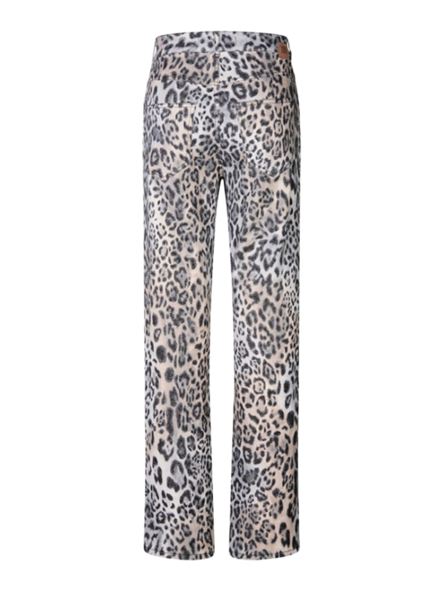 Riani Stoffhose bunt,Casual,Baumwolle,Animalprint,Straight Leg,Hoch