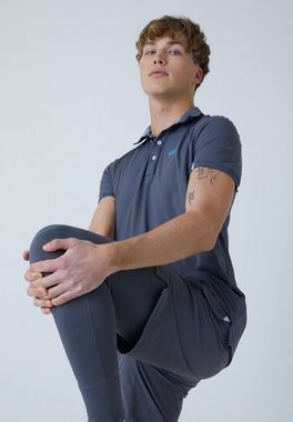 SPORTKIND Funktionsshirt Golf Polo Shirt Kurzarm Jungen & Herren grau