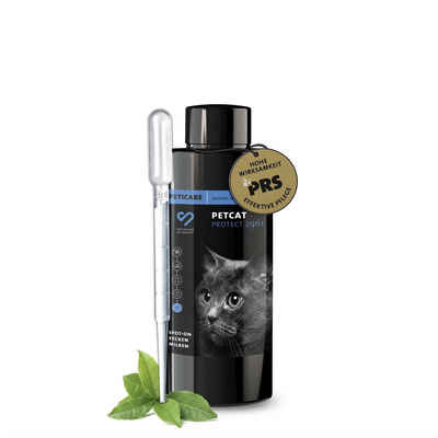 Peticare Zeckenschutzmittel Zecken, Milbenschutz Spot-On für Katzen - petCat Protect 2961, 200 ml