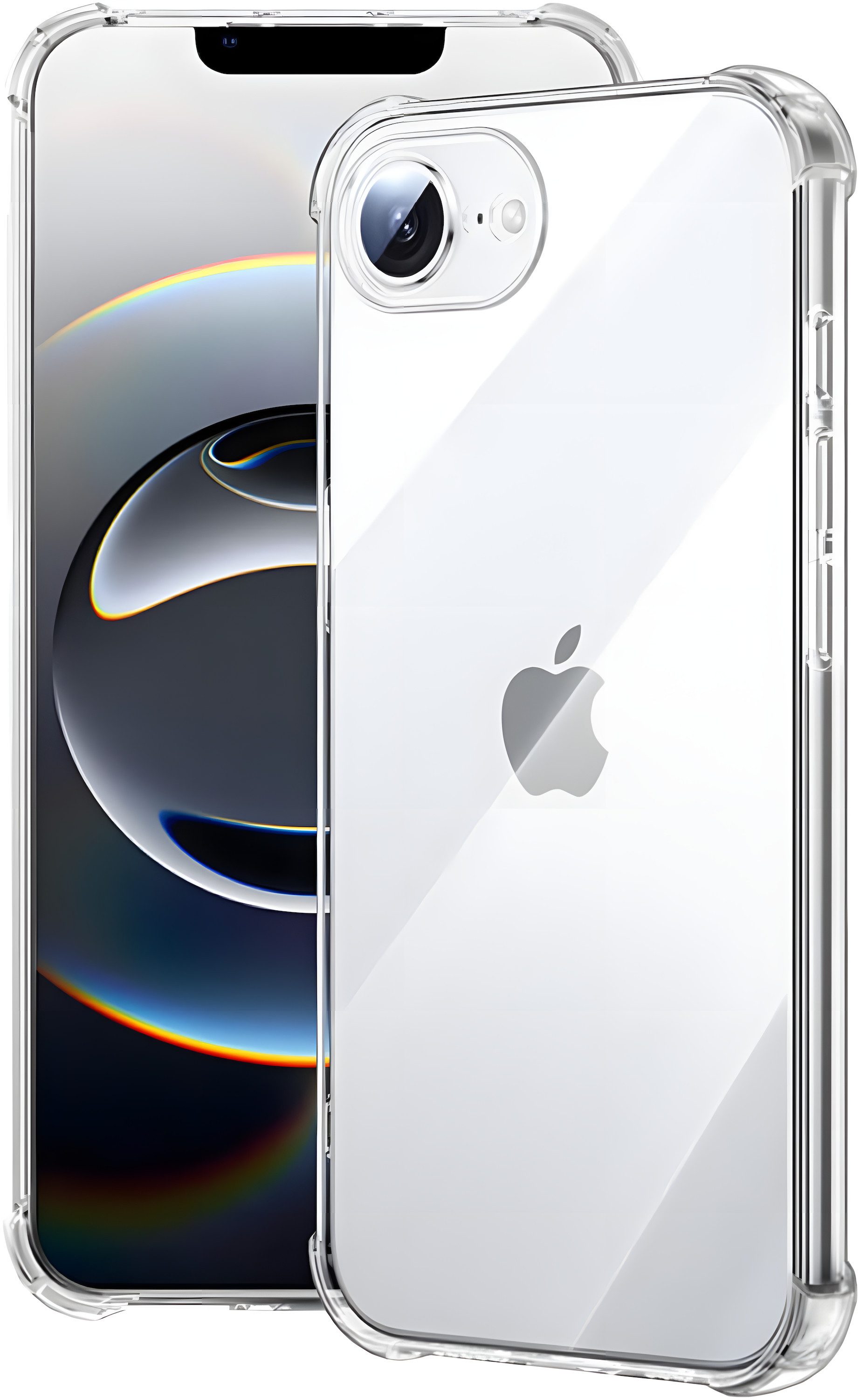 AVANA Handyhülle für Apple iPhone 16e Hülle Schutzhülle Klar Bumper Case Cover, Durchsichtig, Transparent