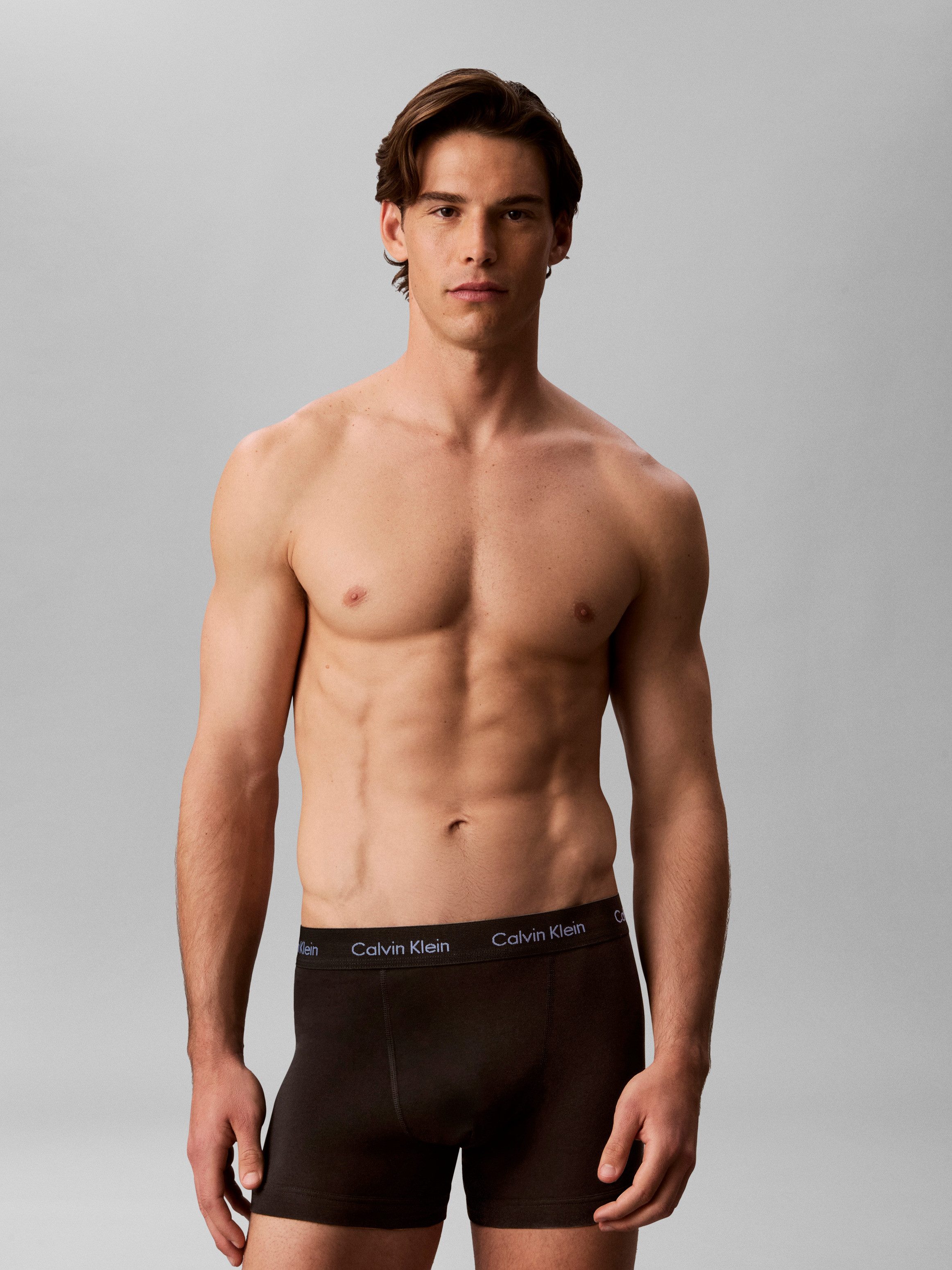 Calvin Klein Underwear Trunk TRUNK 3PK (Packung, 3-St) mit Calvin Klein Logo-Elastikbund (3 Stück)