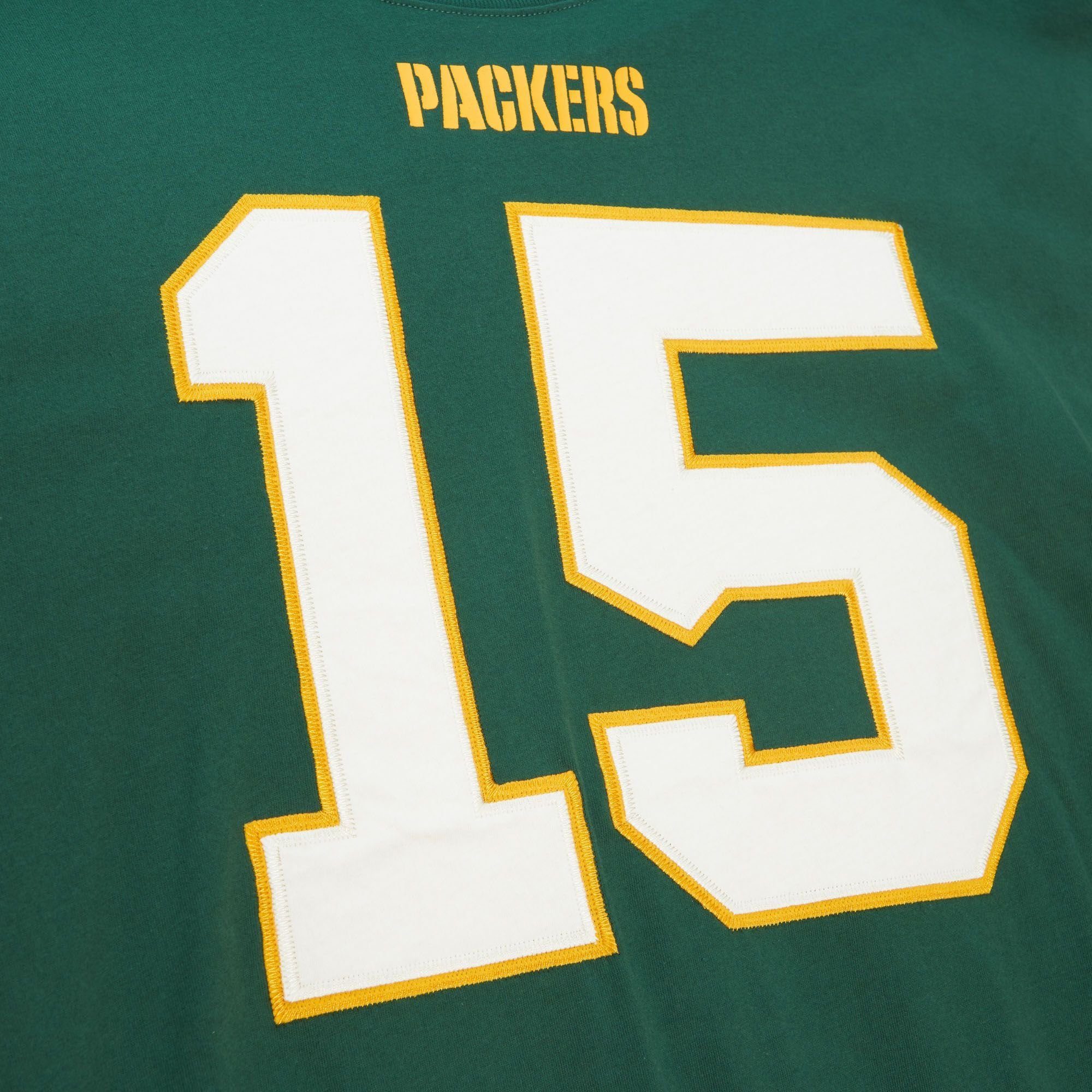 Green Premium & Print-Shirt Bart Starr Packers Ness Bay Mitchell