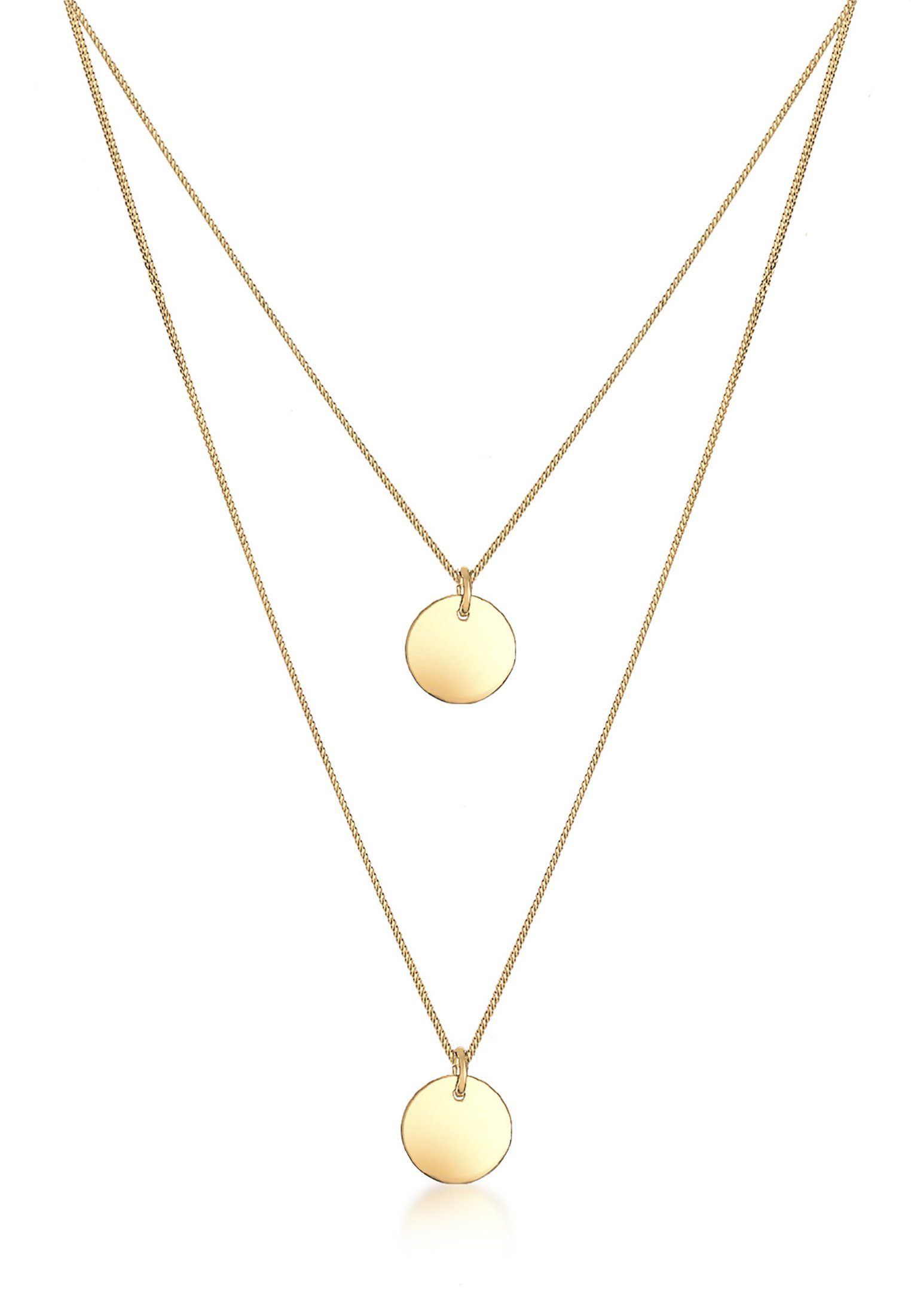 Elli Gliederkette Layer Kette mit Kreis günstig online kaufen
