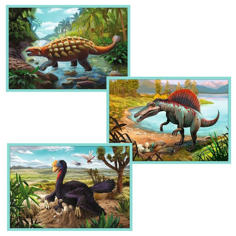 Trefl Puzzle Mega Puzzleteile Teile, und 10 Dinosaurier 48 20, 35 Puzzle 1 Puzzle in Box 48