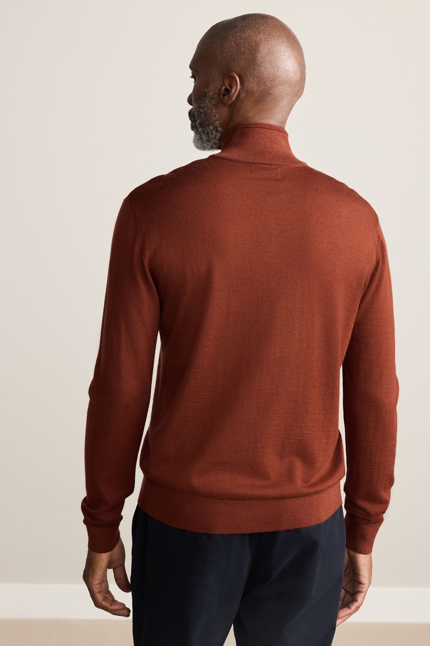 Next Troyer Regular Fit Signature Troyer aus Merinowolle (1-tlg) günstig online kaufen