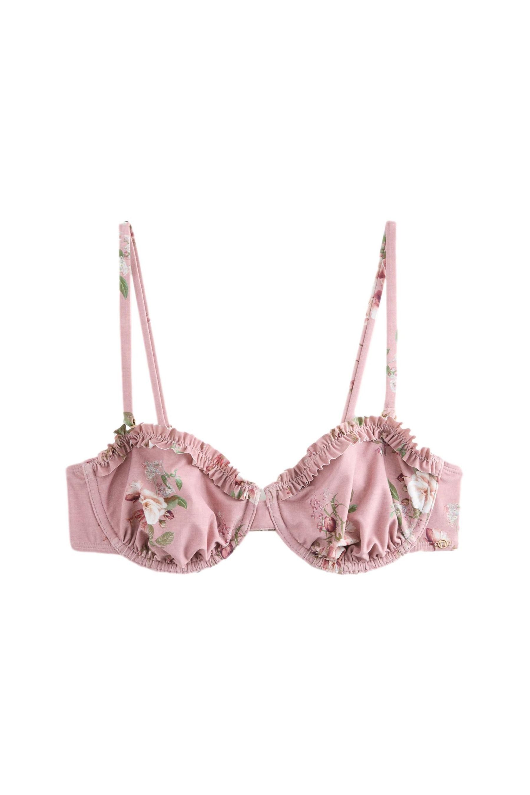 Bügel-Bikini-Top Ungepolstertes Bikinioberteil mit Bügel