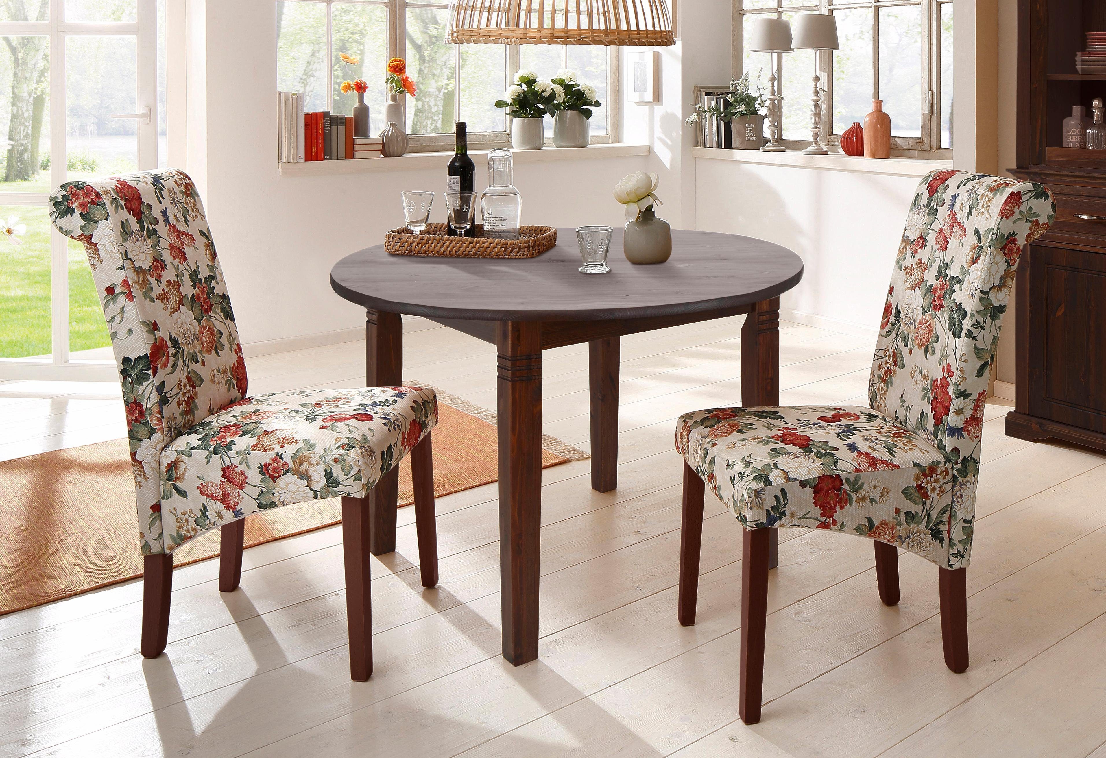 Home affaire Esstisch Danuta, aus massiver Kiefer, runde Ausführung günstig online kaufen