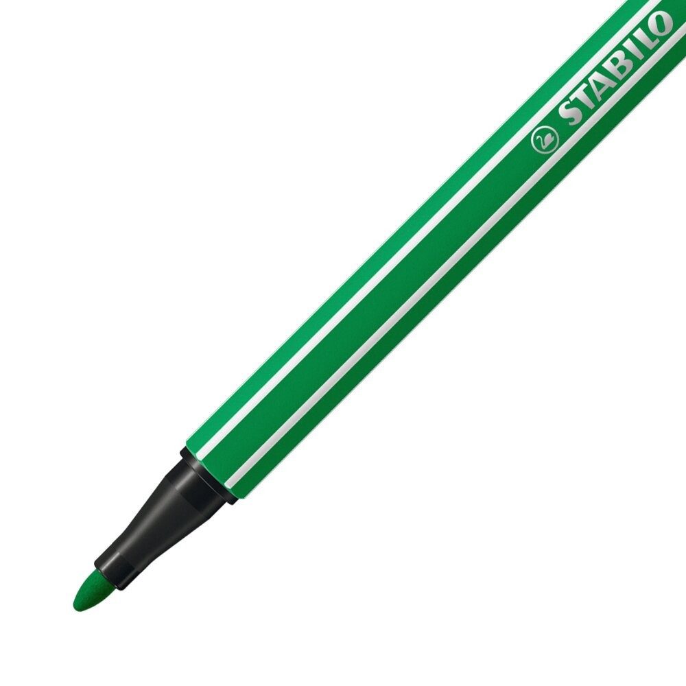 STABILO Faserstift Premium Filzstift 20er Set Pen 68 mit 1 mm Strichstärke, 24 Stunden Austrocknungsschutz ohne Kappe