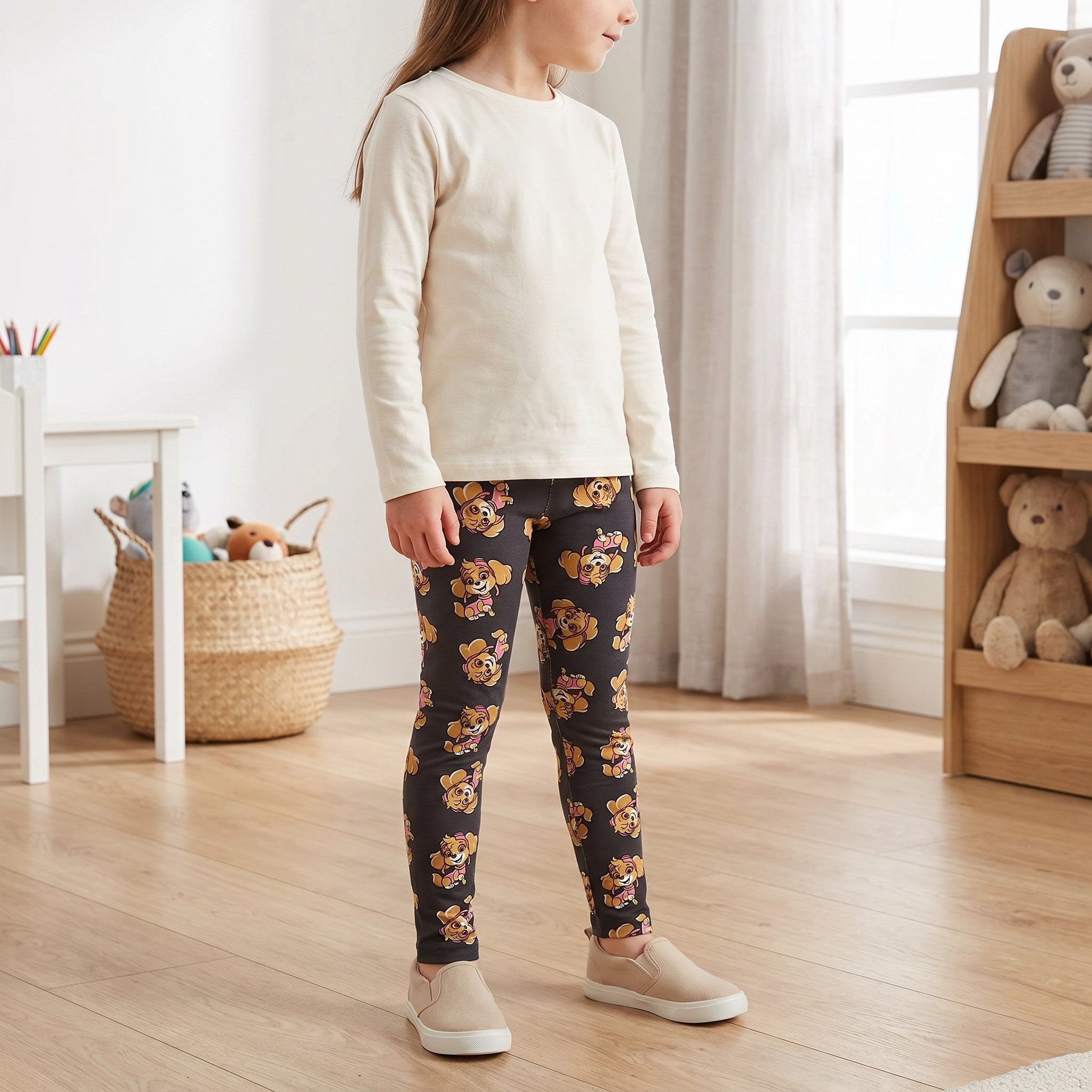 PAW PATROL Leggings Paw Patrol Skye Kinder Leggings für Mädchen Gr. 98 bis 134