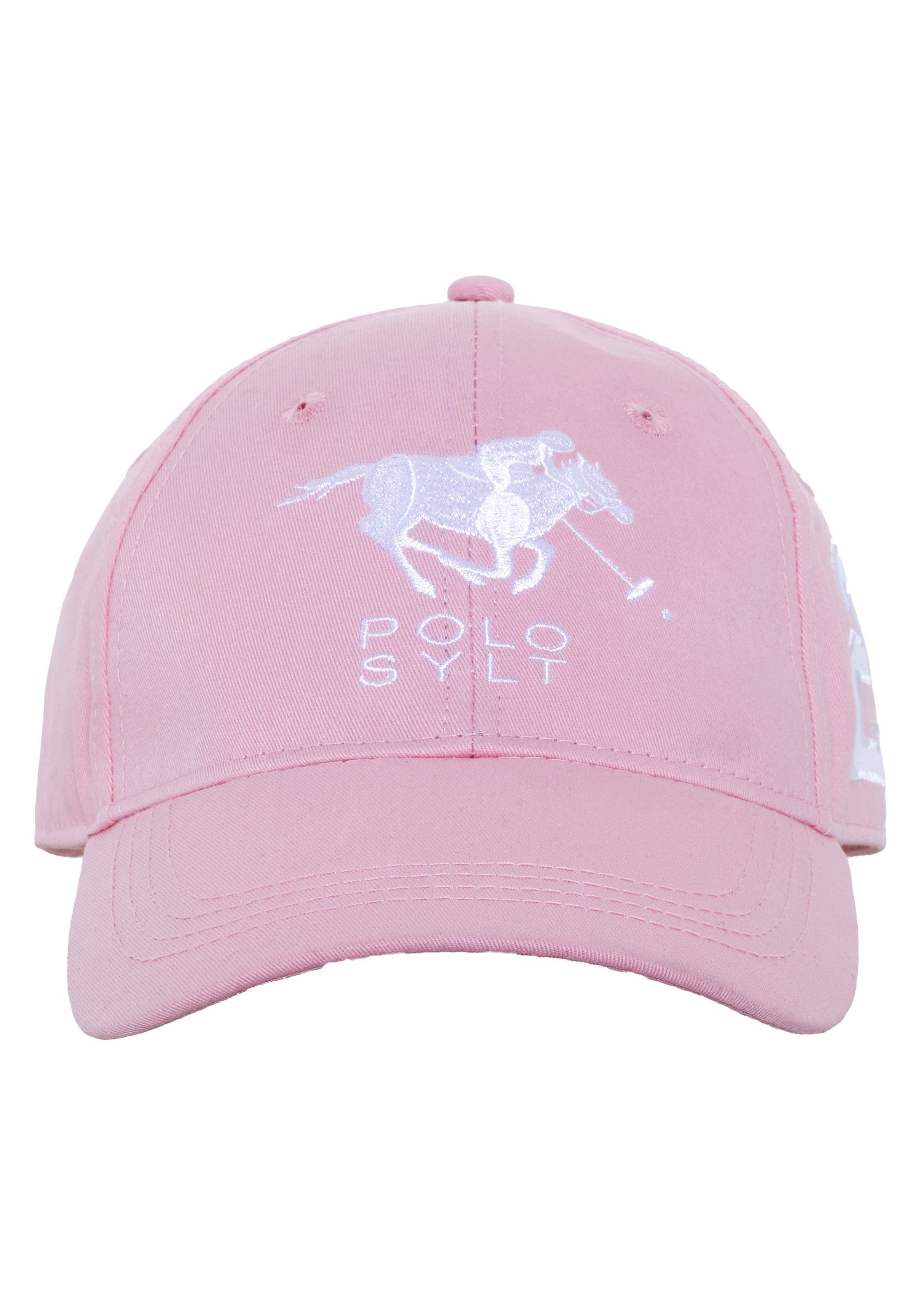 Polo Sylt Baseball Cap mit Stitching im Label-Stil