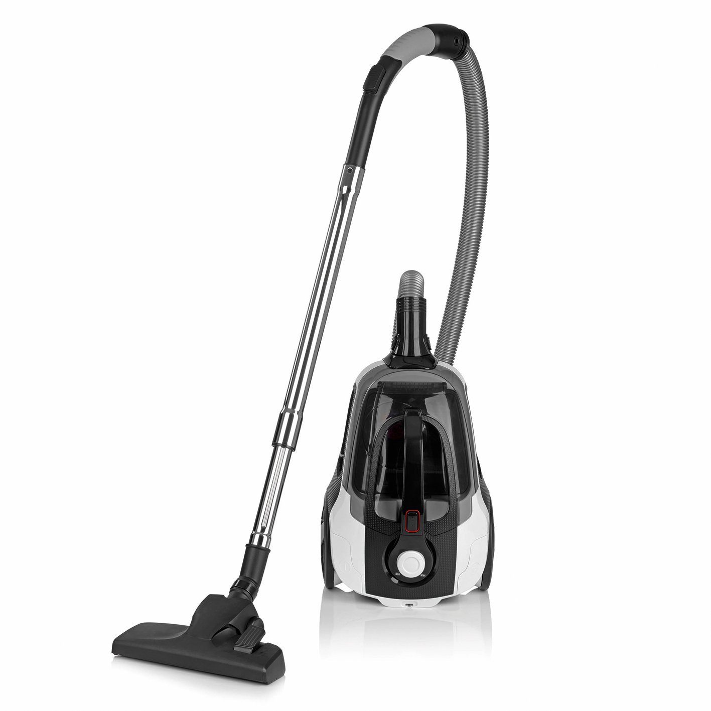 Hoberg Zyklon Hybrid Staubsauger, 800 W, inkl. Teleskoprohr und vielen Düsen