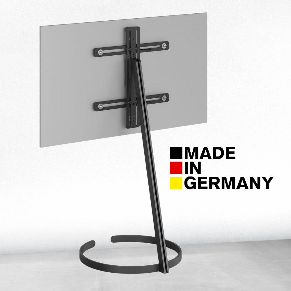 wissmann raumobjekte TV-Ständer Freistehender Universal TV-Stand, (bis 60,00 Zoll, Fernsehstand bis 60 Zoll, Elegant & Funktionell, Made in Germany)